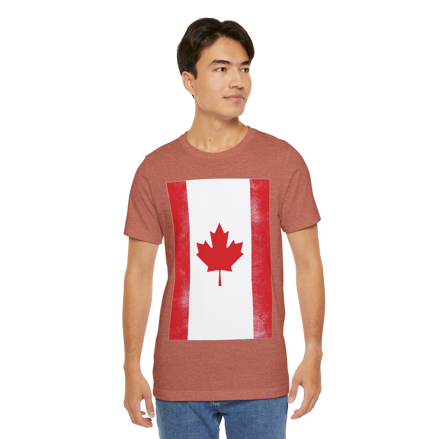 Canada Flag Unisex Jersey Short Sleeve Tee