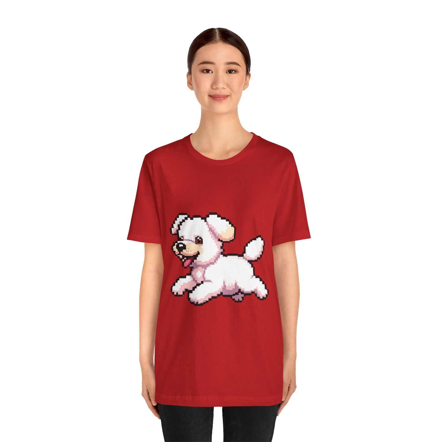 Cute Puppy Graphic Tee, Dog Lover T-Shirt, Gift for Pet Owners, Casual Everyday Wear, Perfect for Birthdays and Animal Lovers