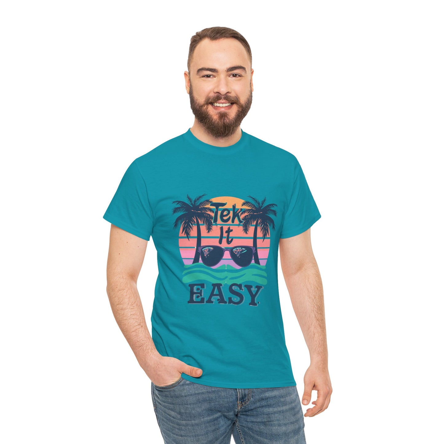 Tek It Easy T-Shirt — Funny Relaxed Vibe Tee