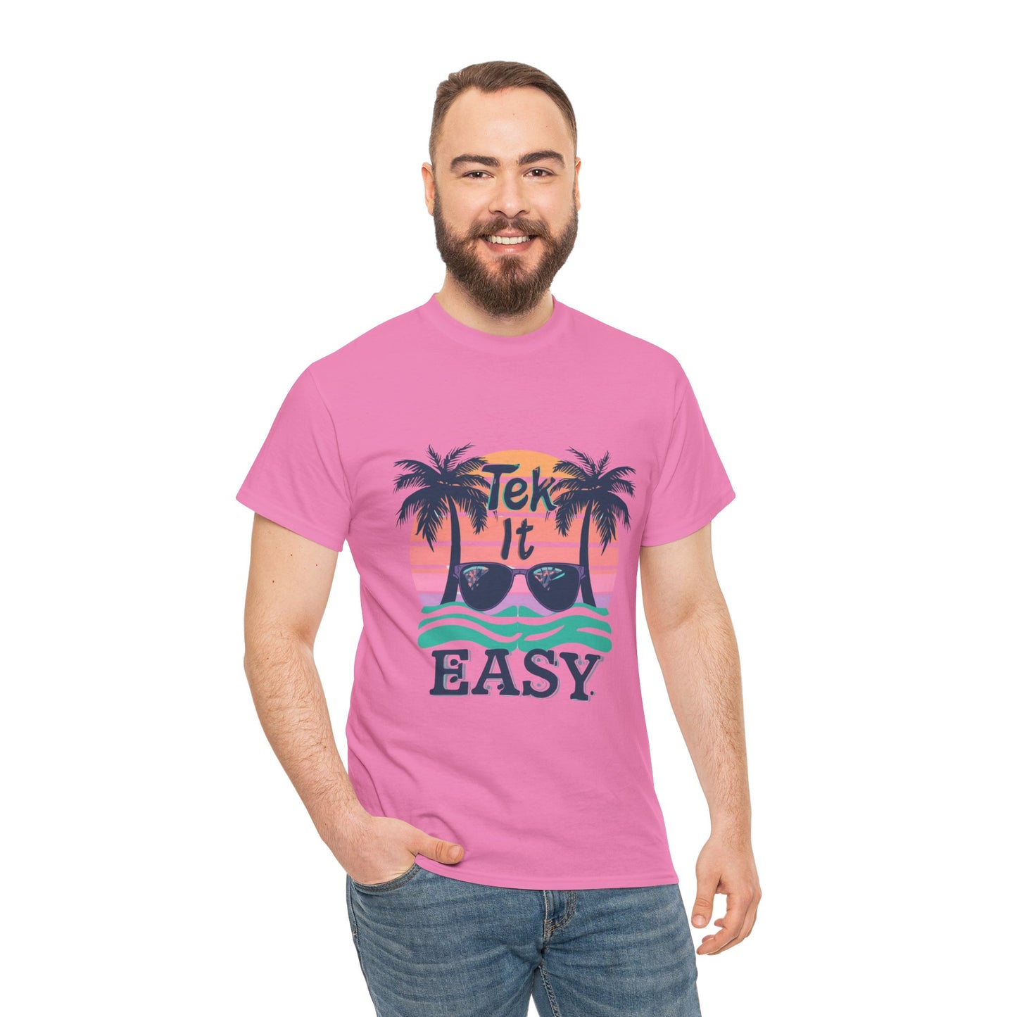 Tek It Easy T-Shirt — Funny Relaxed Vibe Tee