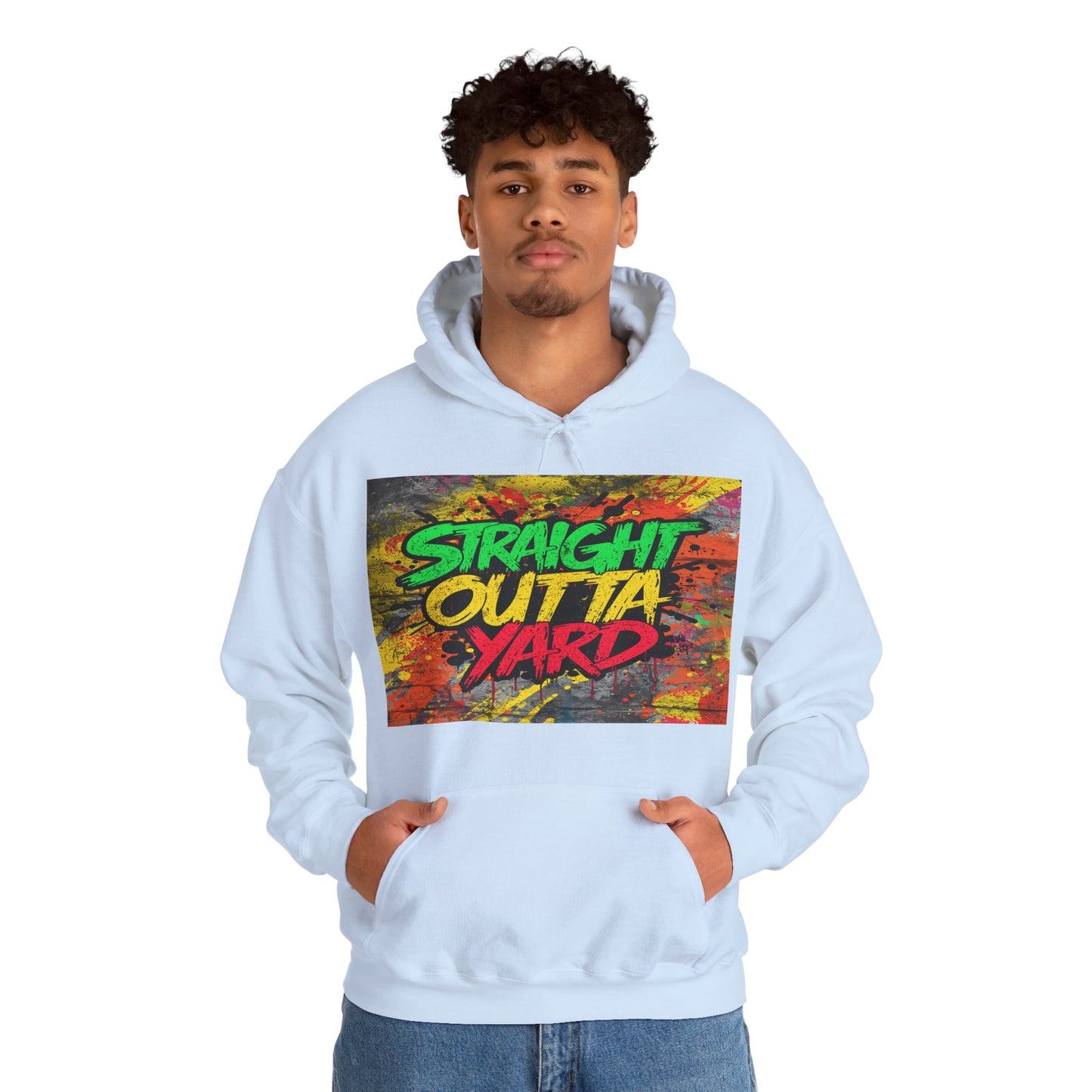 Straight Outta Yard Hoodie — Funny Gardening & Backyard Work Hoodie