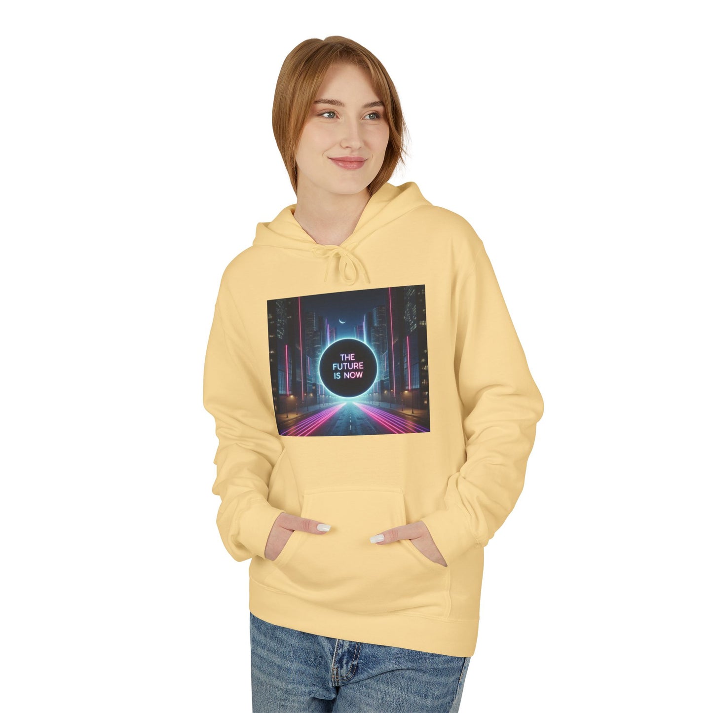 The Future Is Now Unisex Softstyle Hoodie