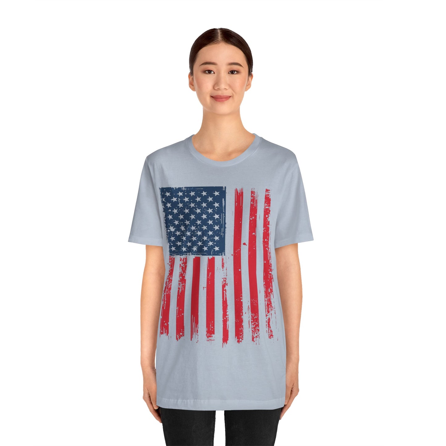 Patriotic Unisex Tee - Grunge American Flag Shirt, Independence Day Apparel, July 4th Celebration, Casual Summer Wear, Gift for [...]