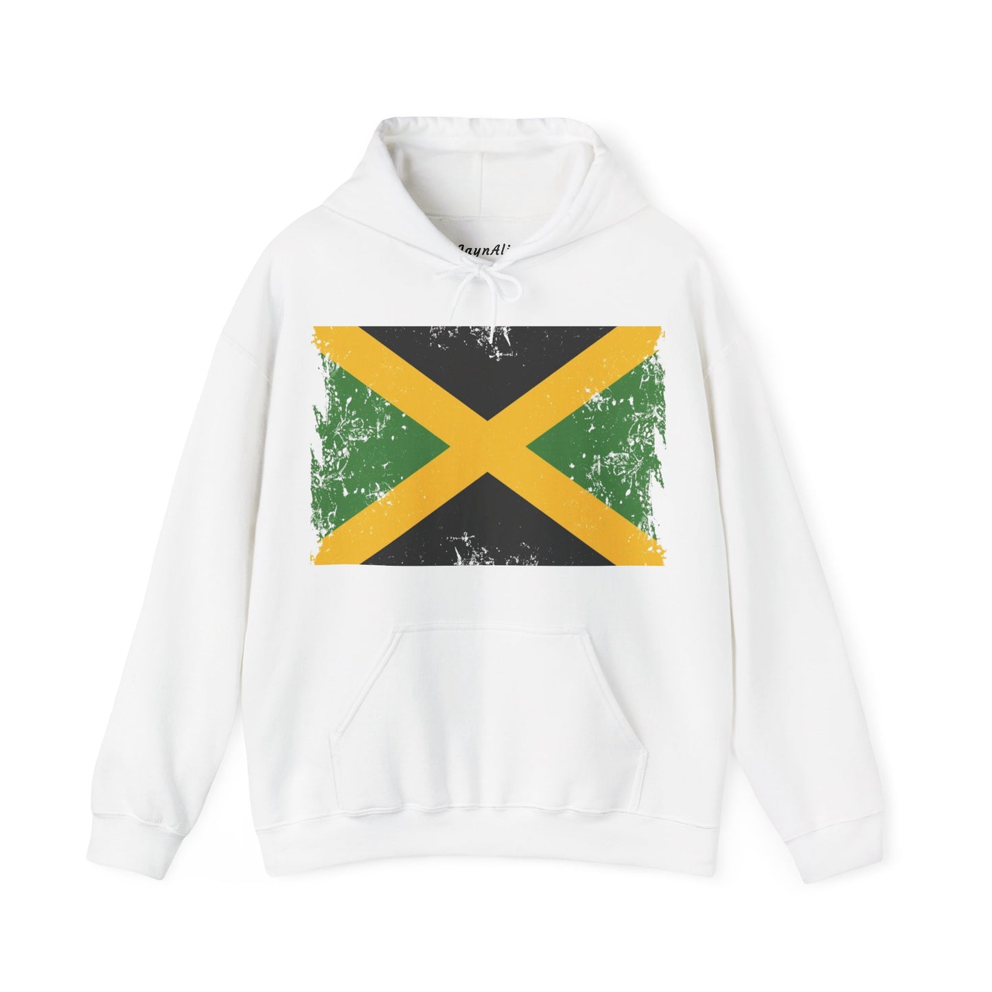 Jamaican Flag Hoodie, Unisex Heavy Blend Hooded Sweatshirt, Cool Casual Wear, Perfect for Festivals, Celebration Apparel, Gift for him/her