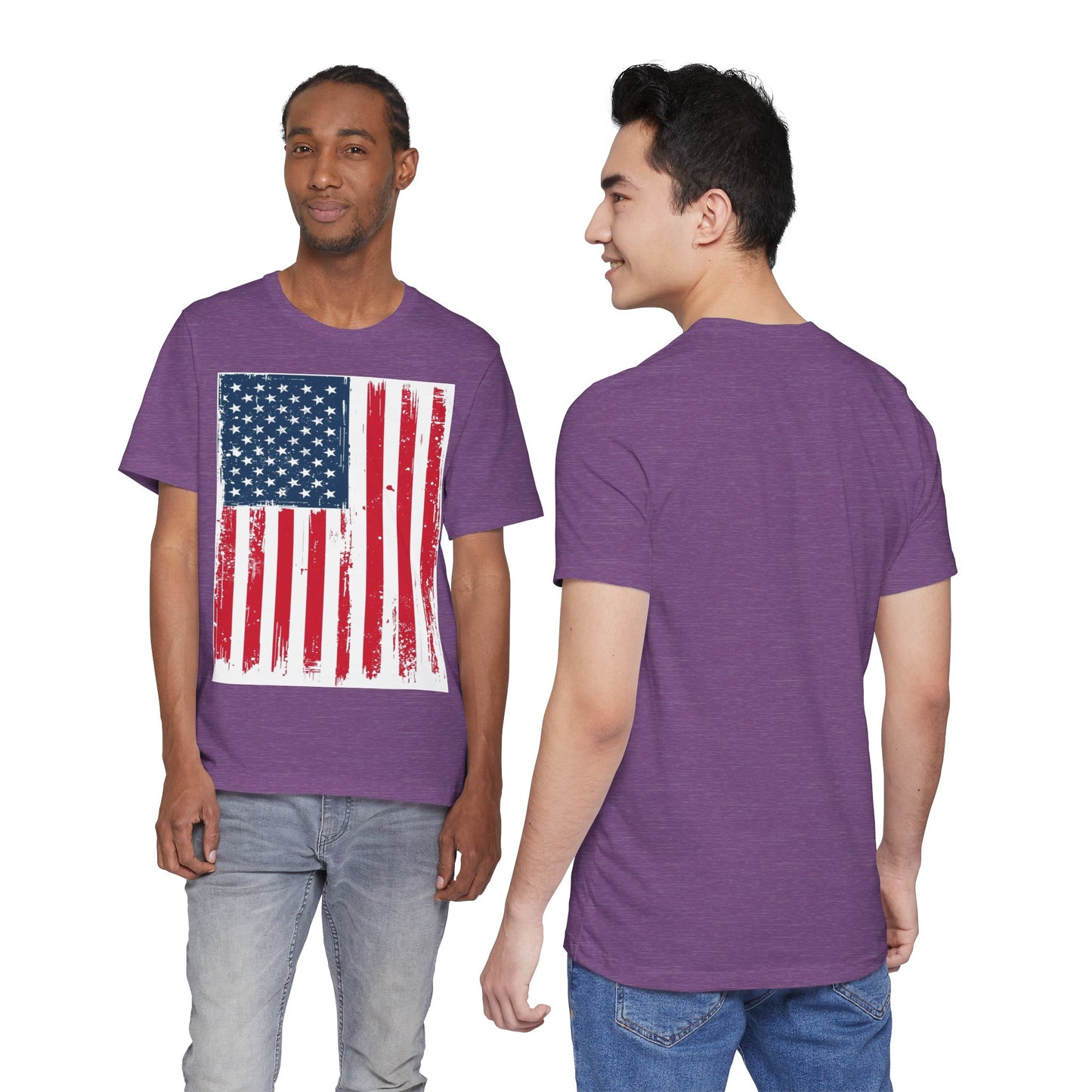 Camiseta Unisex Patriótica - Camisa de Bandera Americana Estilo Grunge, Ropa del Día de la Independencia, Celebración del 4 de Julio, Ropa Casual de Verano, Regalo para [...]