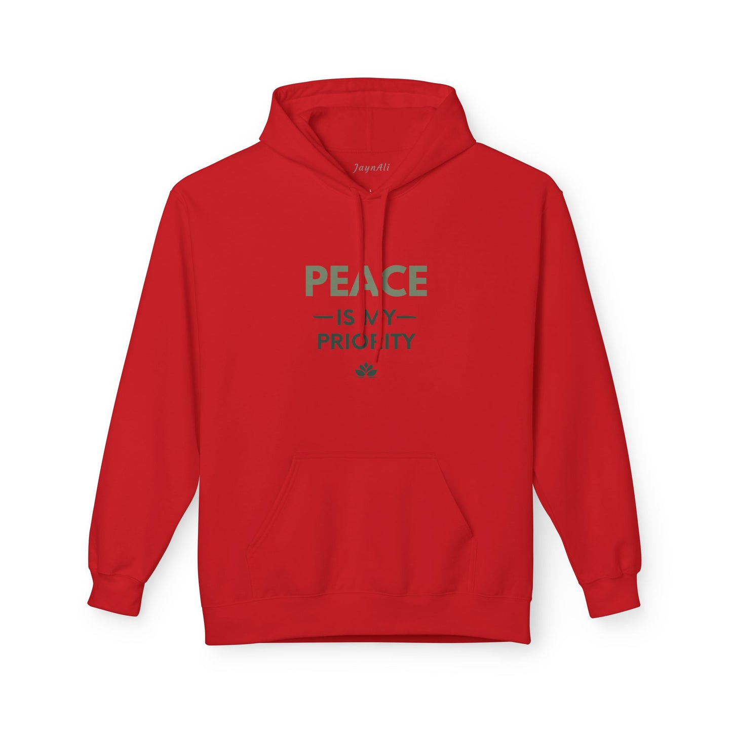 Peace Priority Hoodie - Unisex Fleece Sweatshirt