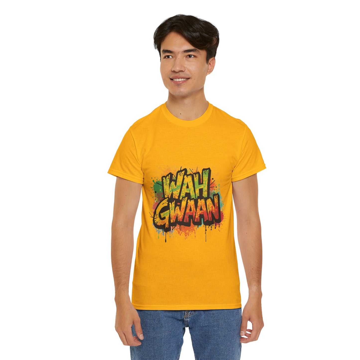 Wah Gwaan Graphic T-Shirt — Casual Jamaican Phrase Tee