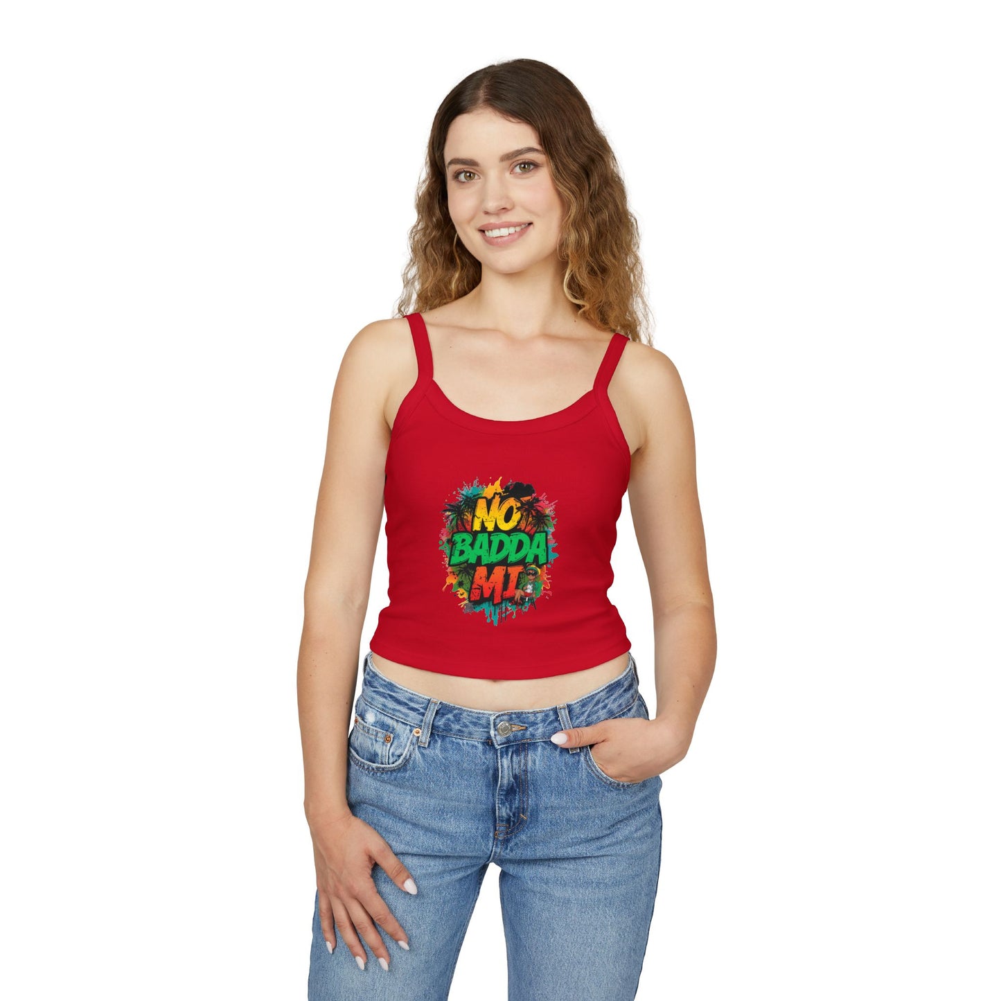 No Badda Mi Women's Tank Top — Spaghetti Strap Casual Summer Tee