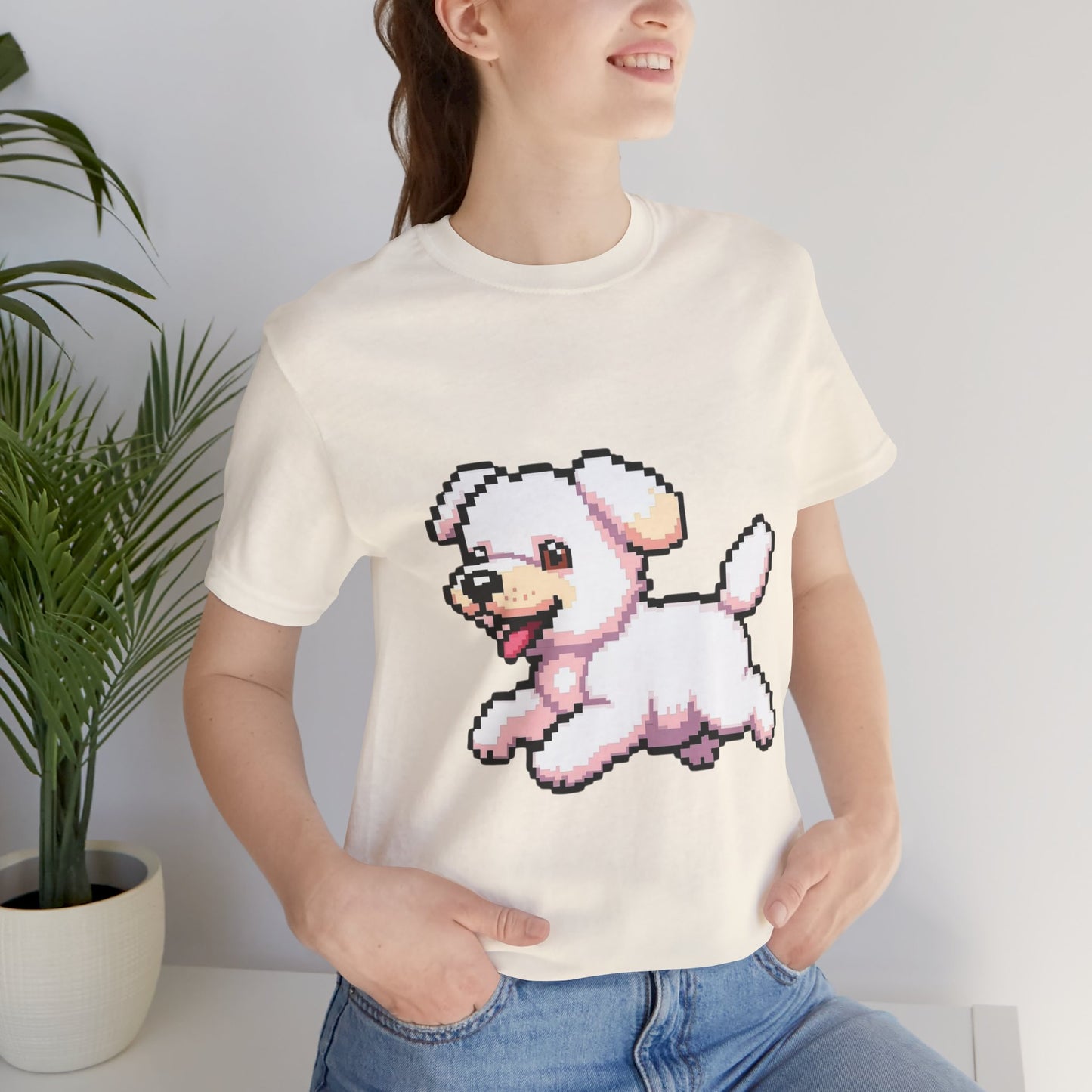 Cute Puppy Graphic Tee, Dog Lover T-Shirt, Gift for Pet Owners, Casual Everyday Wear, Perfect for Birthdays and Animal Lovers