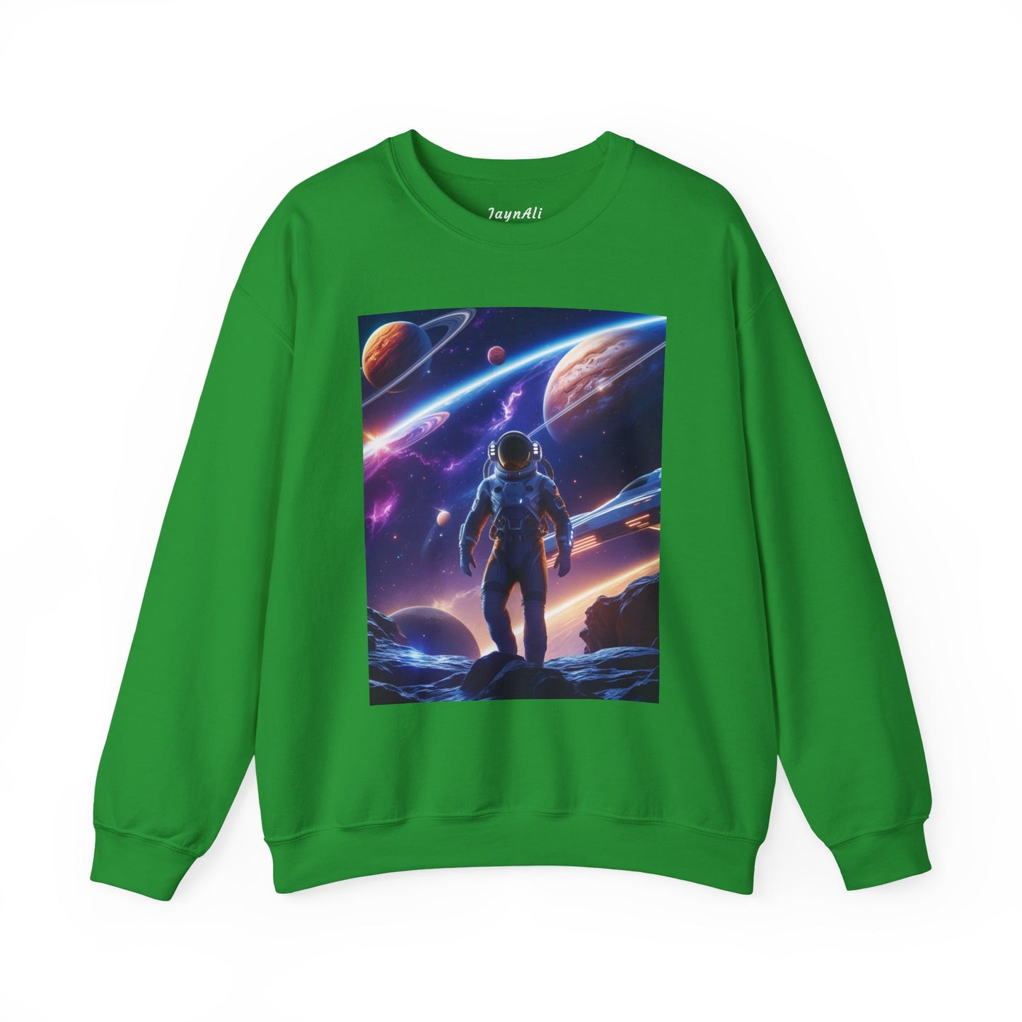 Cosmic Explorer Crewneck Sweatshirt - Space Design, Gift for Astronomy Lovers