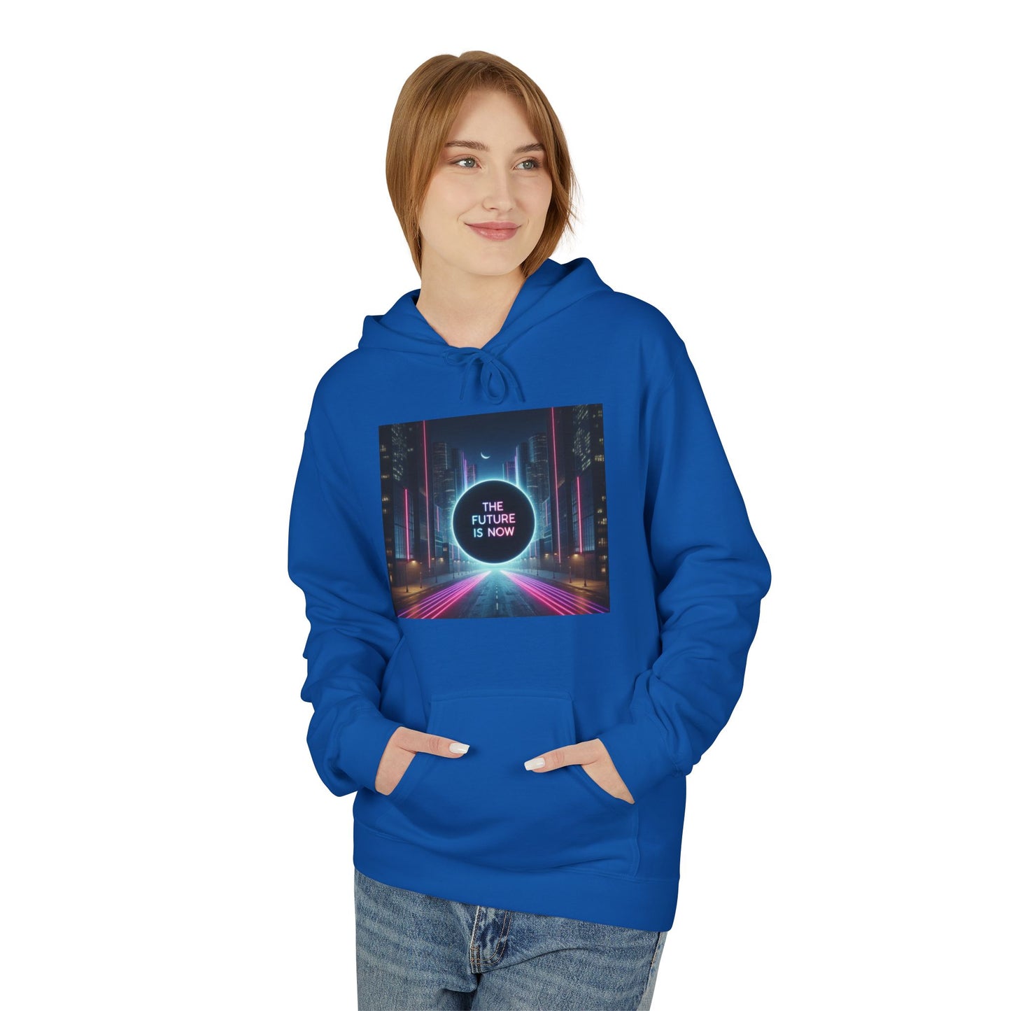 The Future Is Now Unisex Softstyle Hoodie