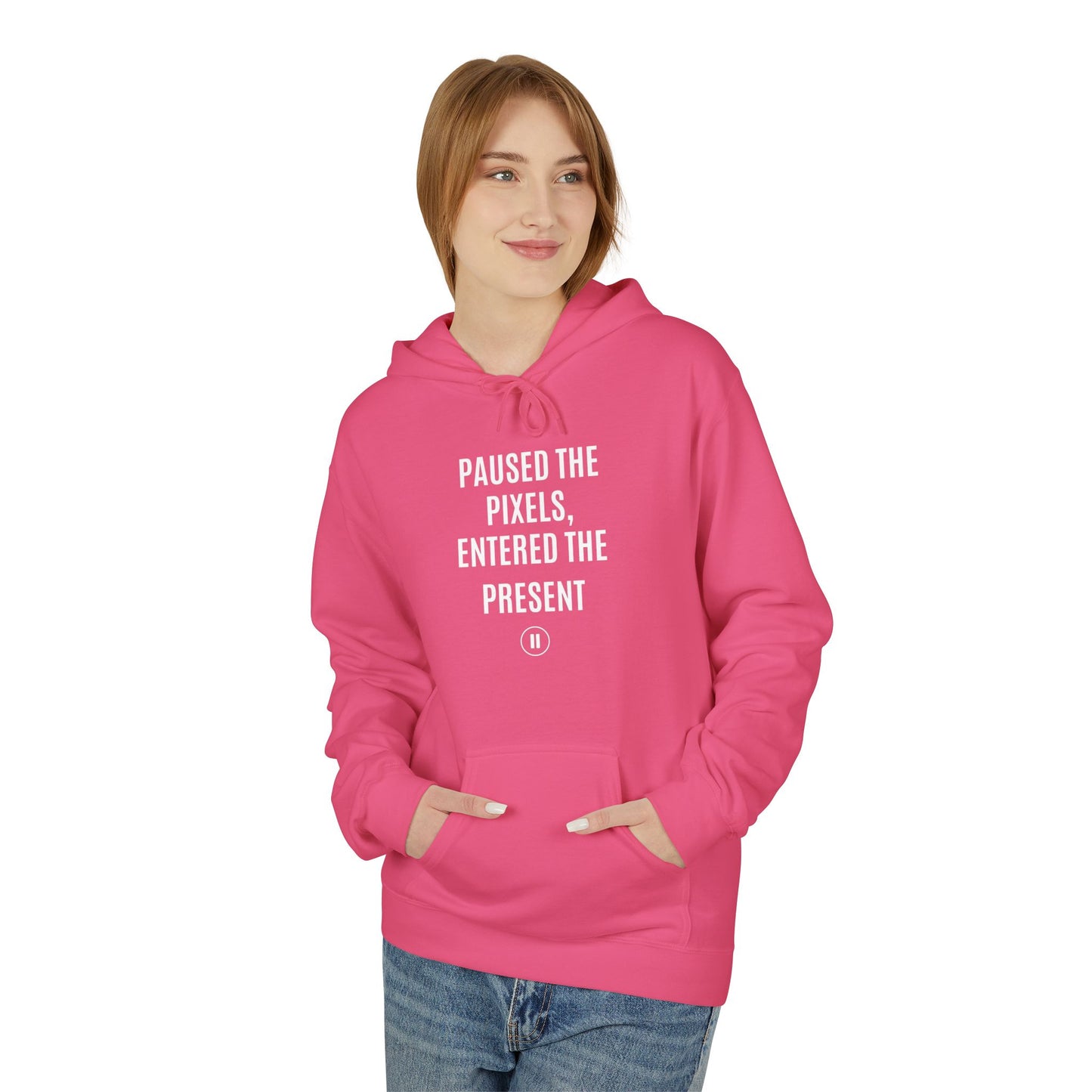 Hoodie - Paused the Pixels - Gift for Tech Lovers