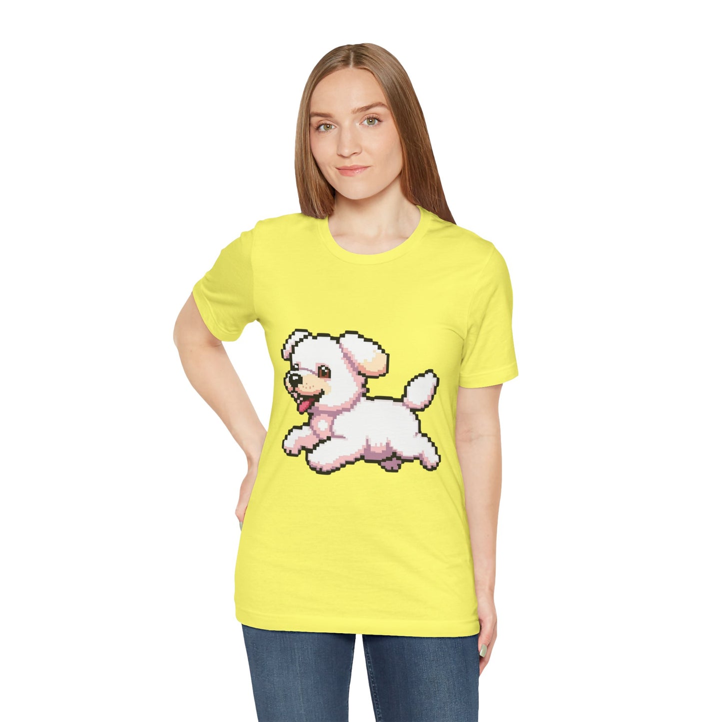 Cute Puppy Graphic Tee, Dog Lover T-Shirt, Gift for Pet Owners, Casual Everyday Wear, Perfect for Birthdays and Animal Lovers