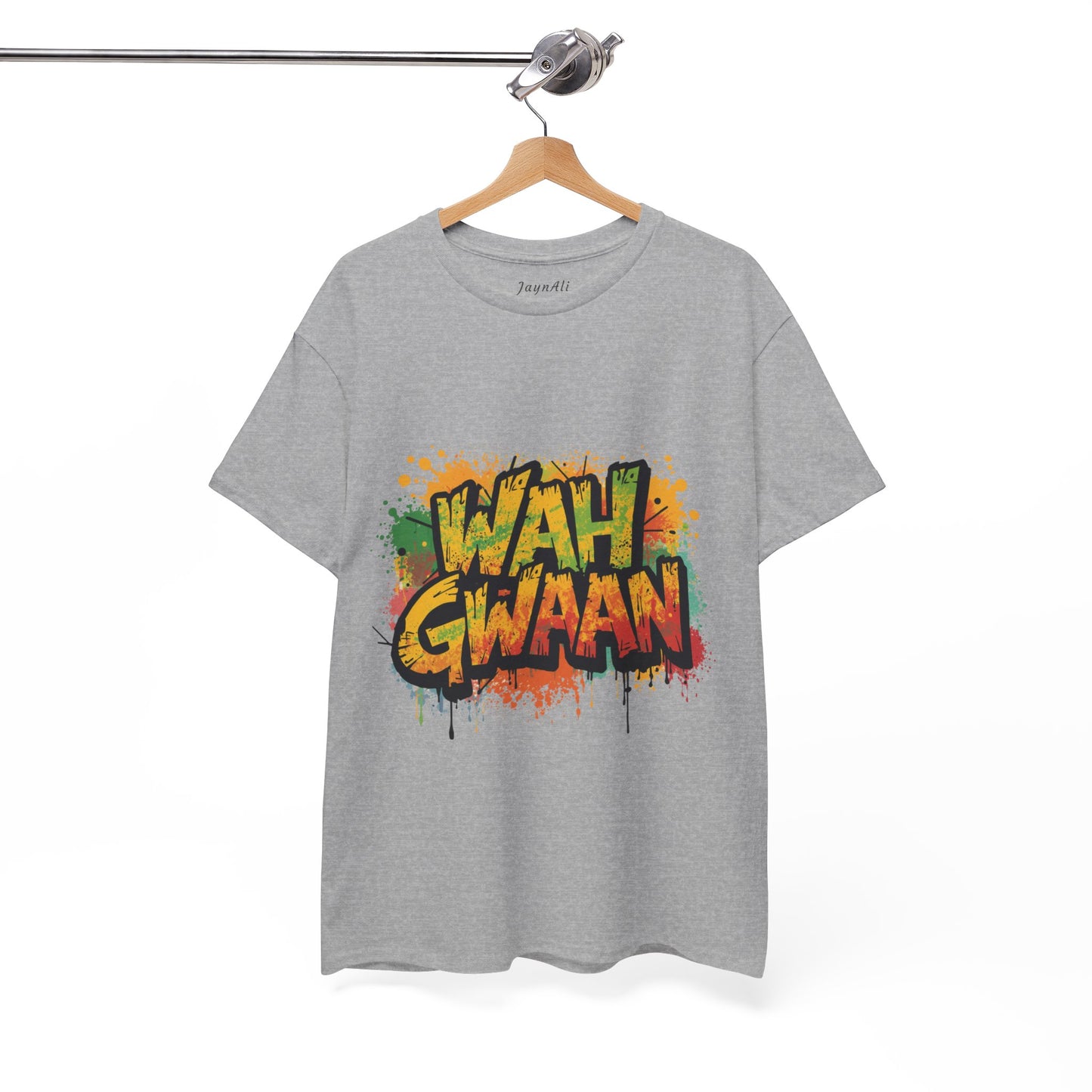 Wah Gwaan Graphic T-Shirt — Casual Jamaican Phrase Tee