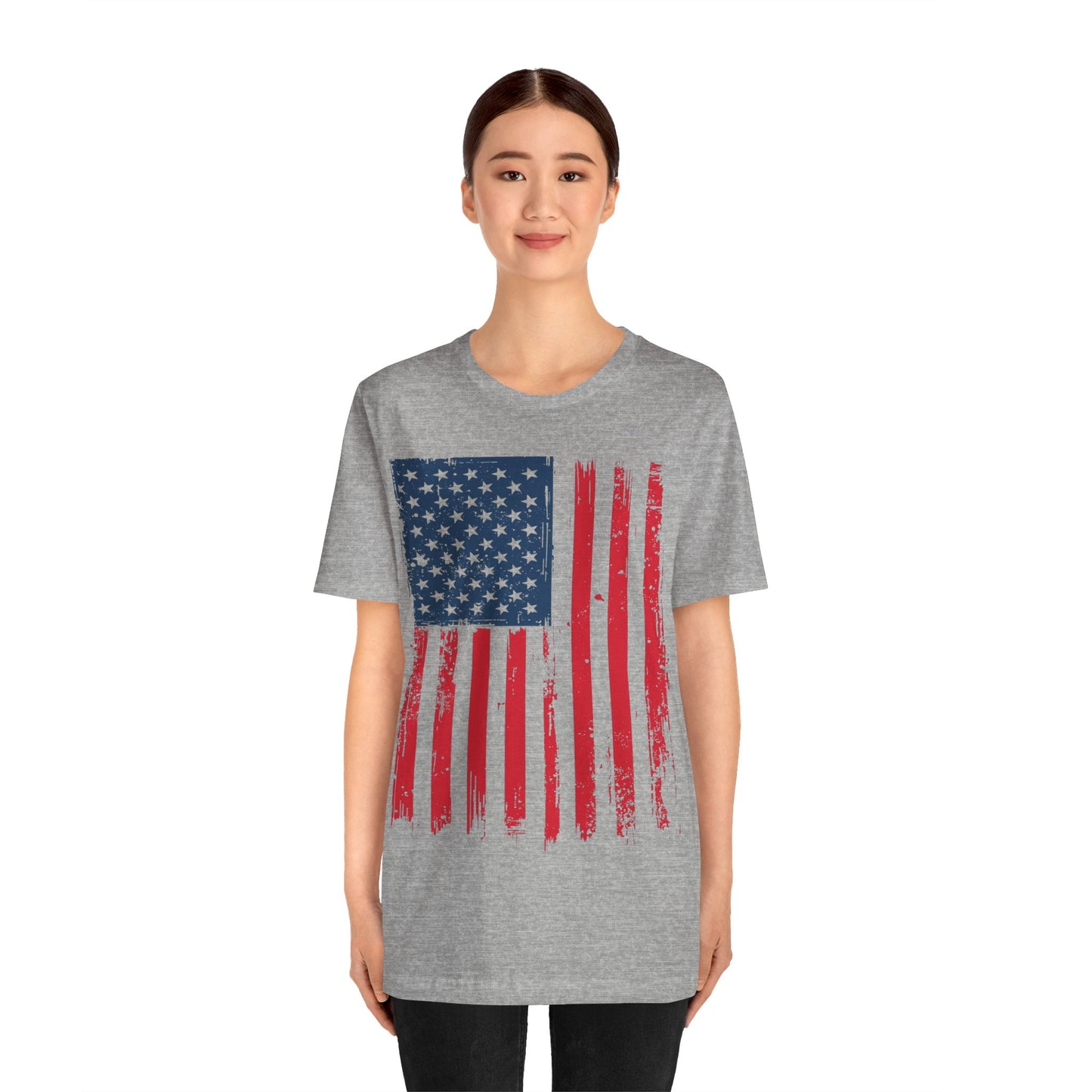 Patriotic Unisex Tee - Grunge American Flag Shirt, Independence Day Apparel, July 4th Celebration, Casual Summer Wear, Gift for [...]
