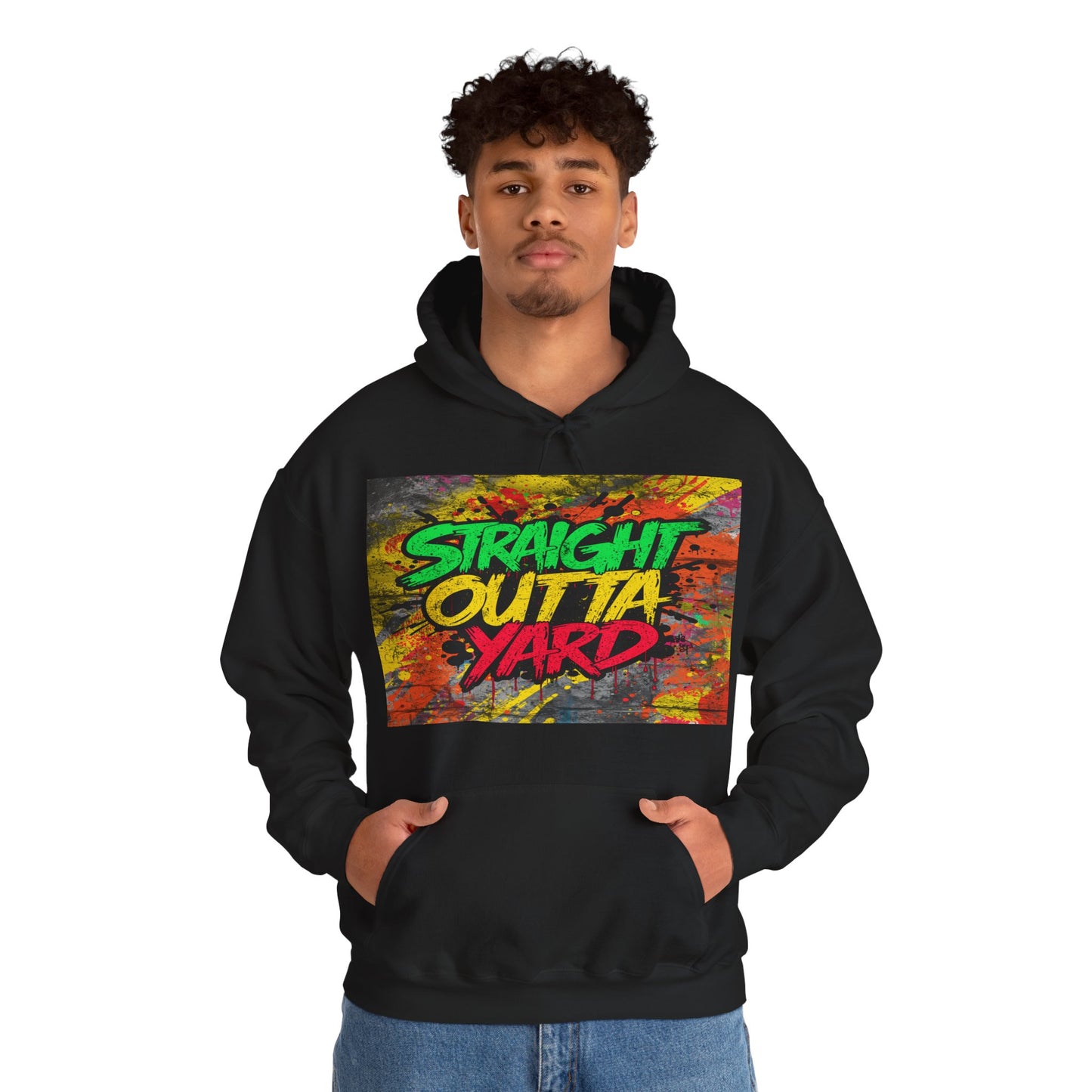 Straight Outta Yard Hoodie — Funny Gardening & Backyard Work Hoodie
