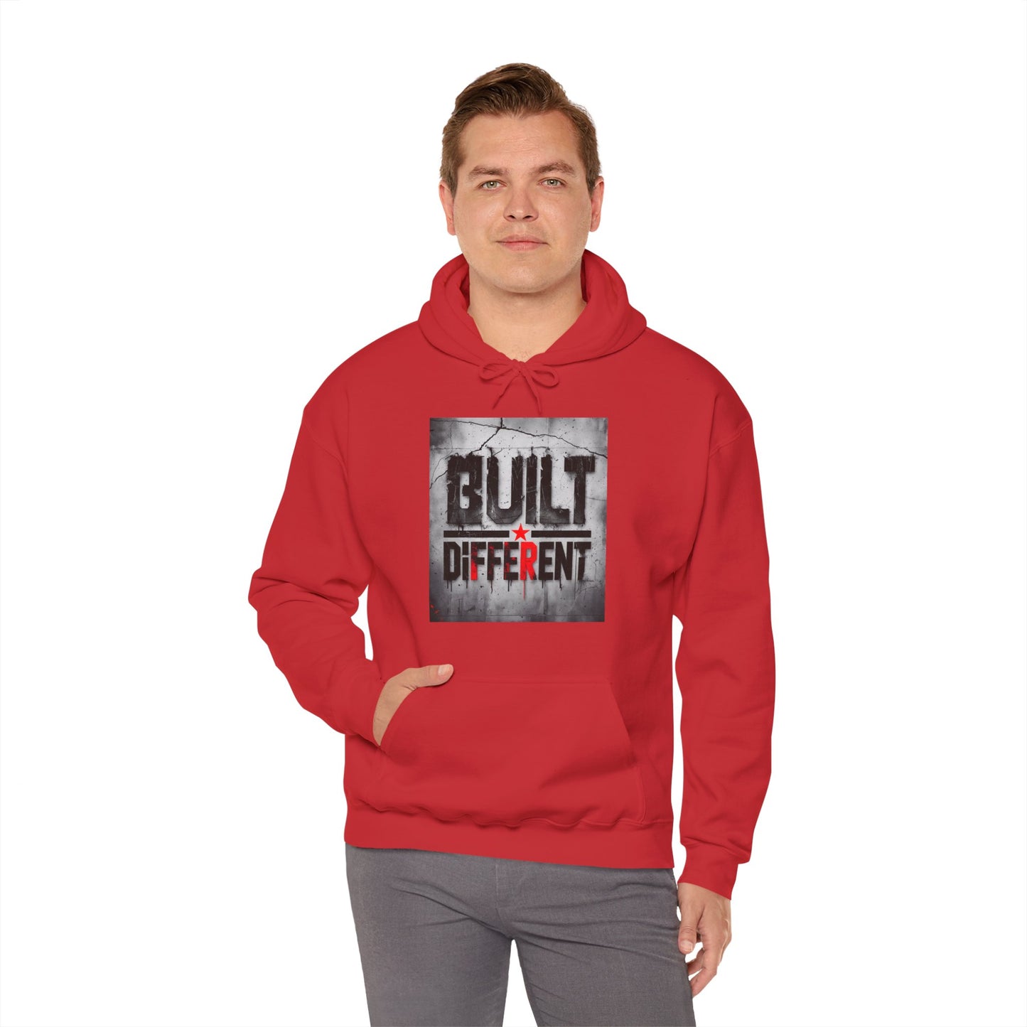 Built Different Unisex Hoodie | Heavy Blend, Casual Gift for Him/Her