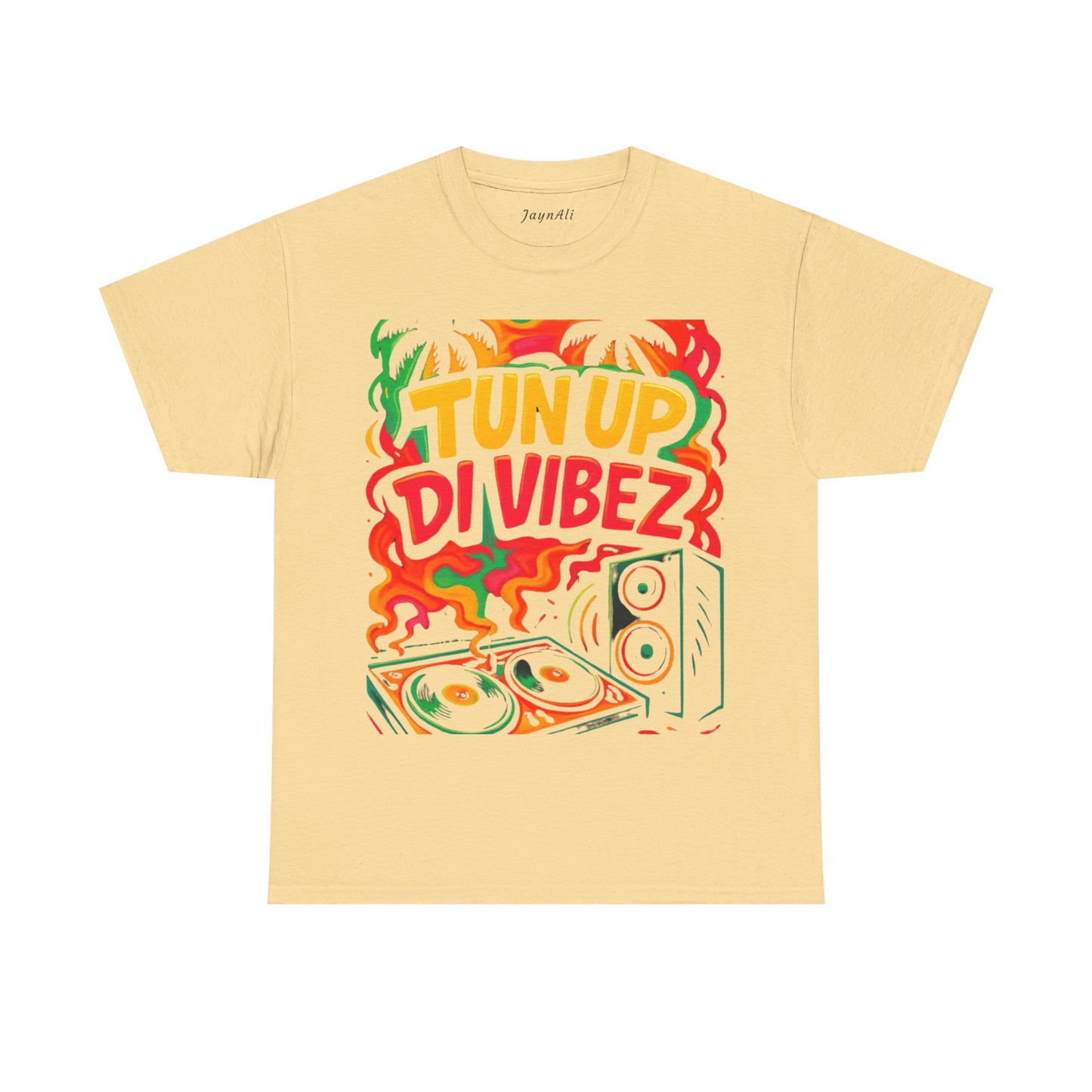 Tun Up Di Vibes T-Shirt — Caribbean Party Reggae Festival Tee