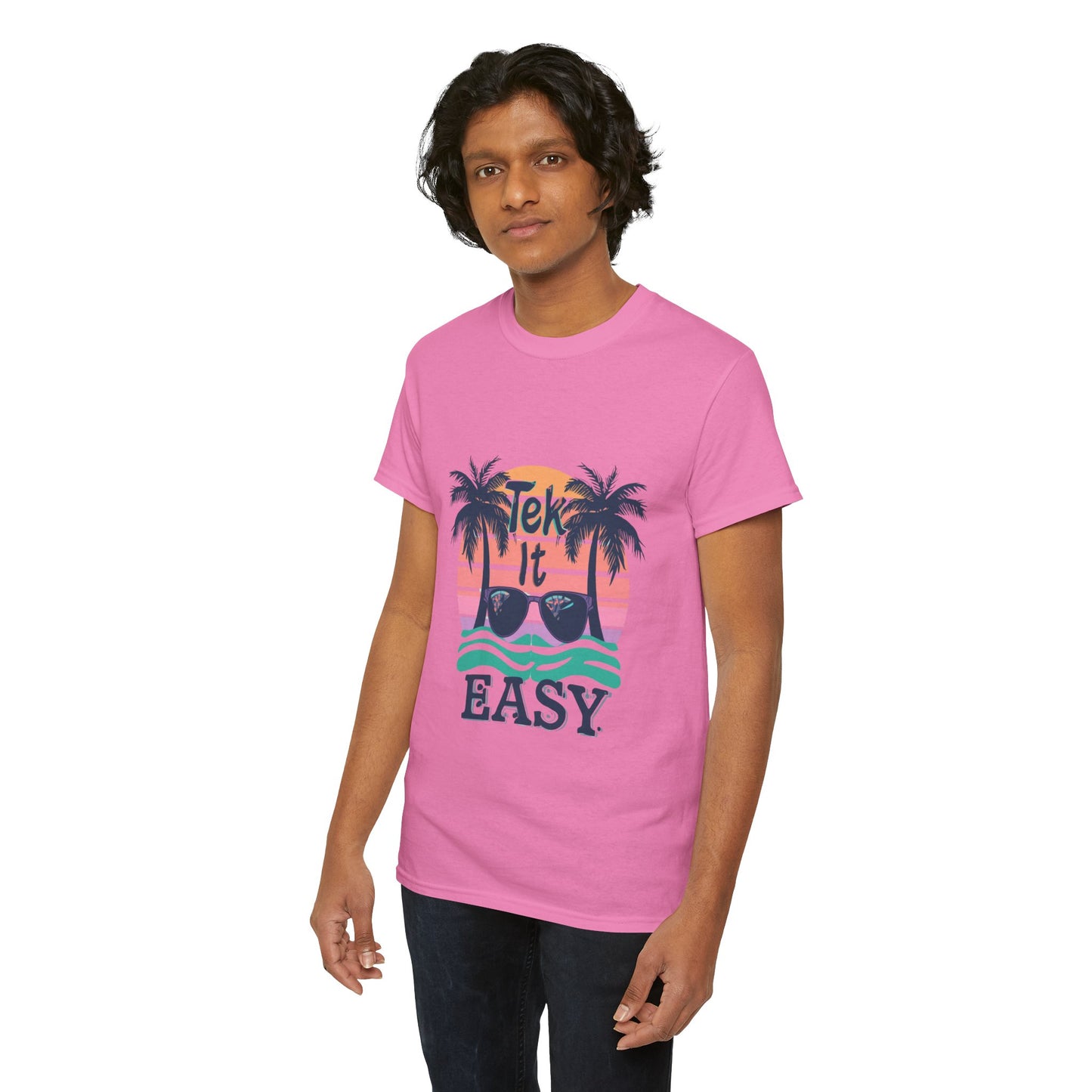 Tek It Easy T-Shirt — Funny Relaxed Vibe Tee
