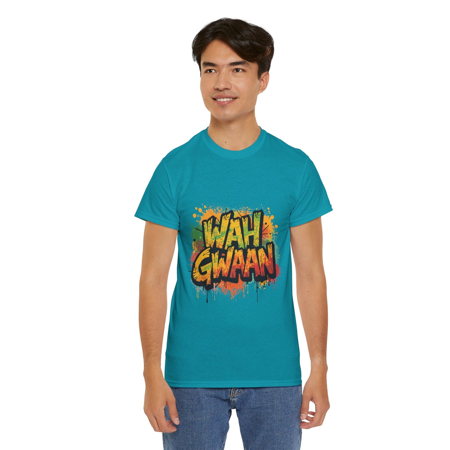 Wah Gwaan Graphic T-Shirt — Casual Jamaican Phrase Tee