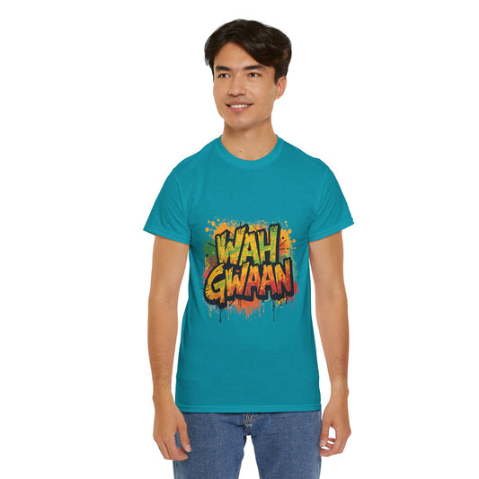 Wah Gwaan Graphic T-Shirt — Casual Jamaican Phrase Tee