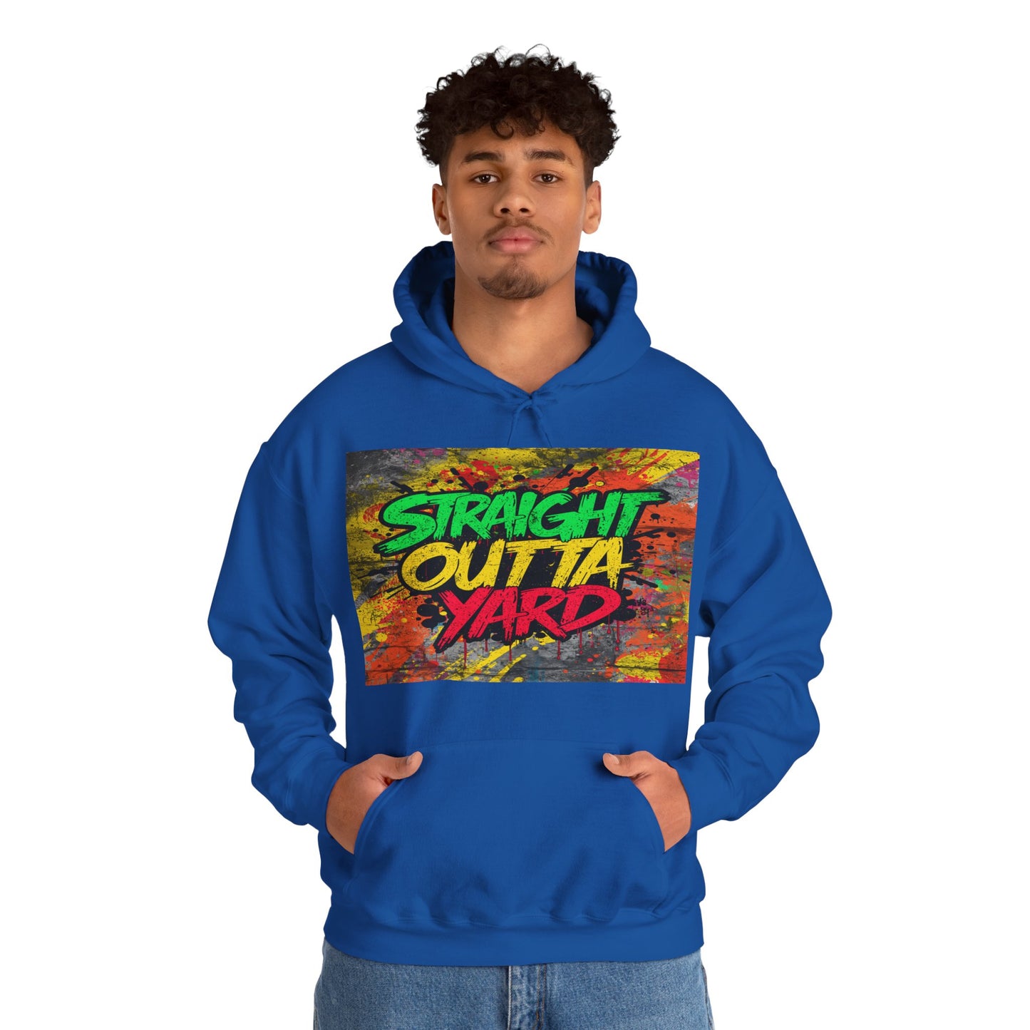 Straight Outta Yard Hoodie — Funny Gardening & Backyard Work Hoodie