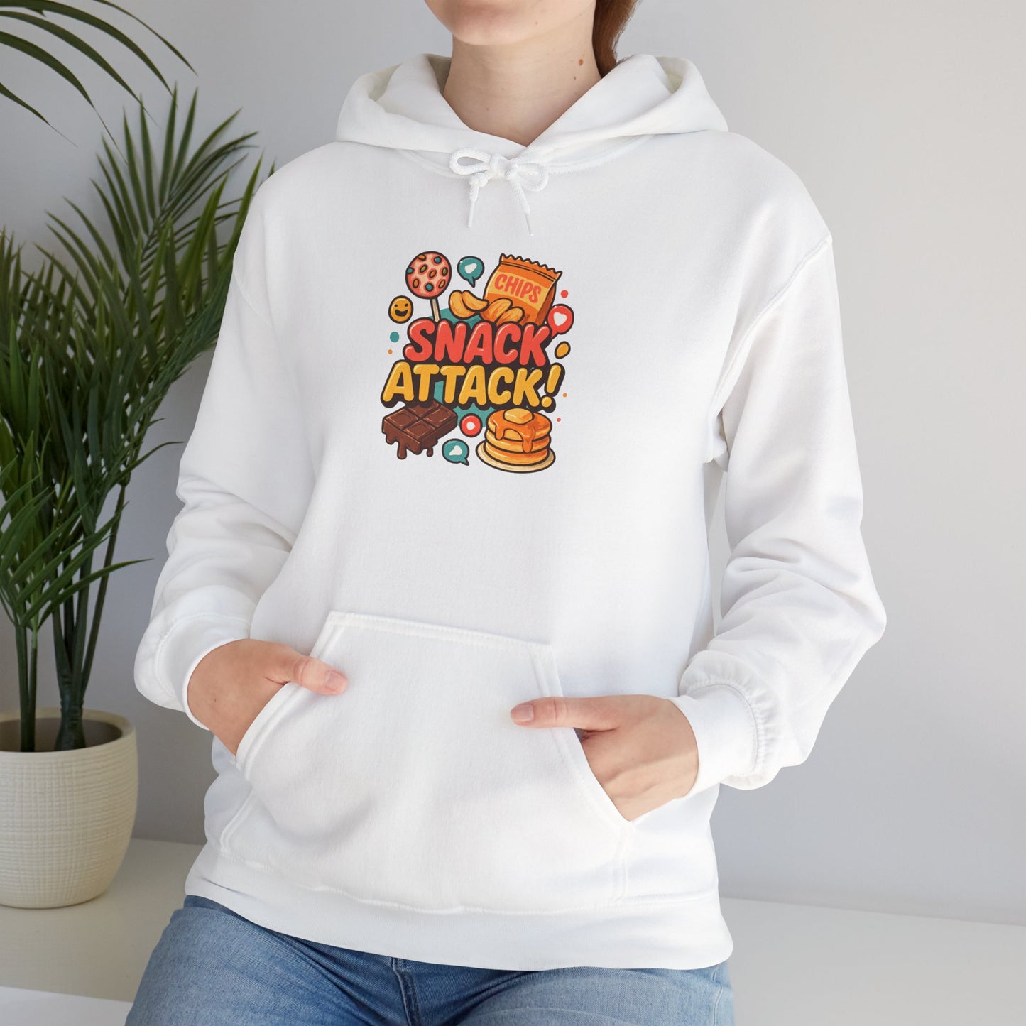 Snack Attack Unisex Heavy Blend Hoodie