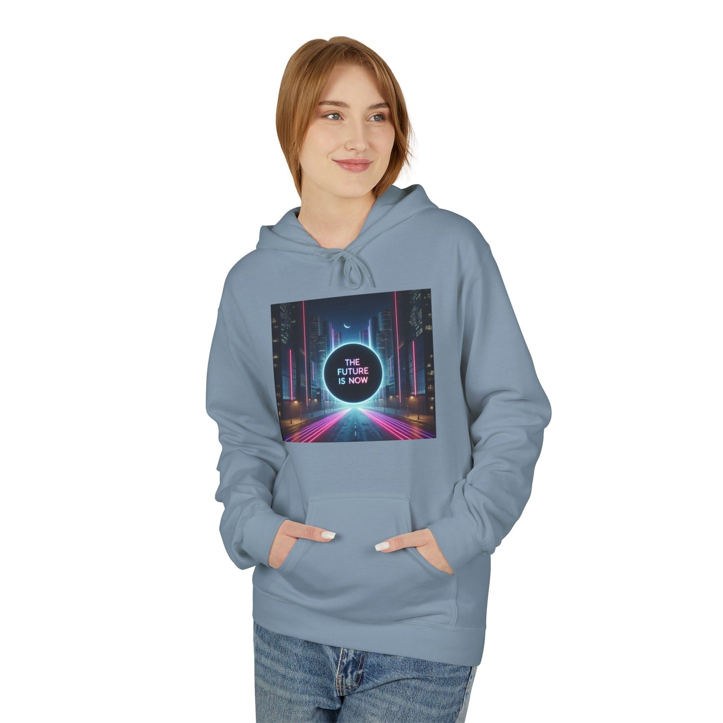 The Future Is Now Unisex Softstyle Hoodie