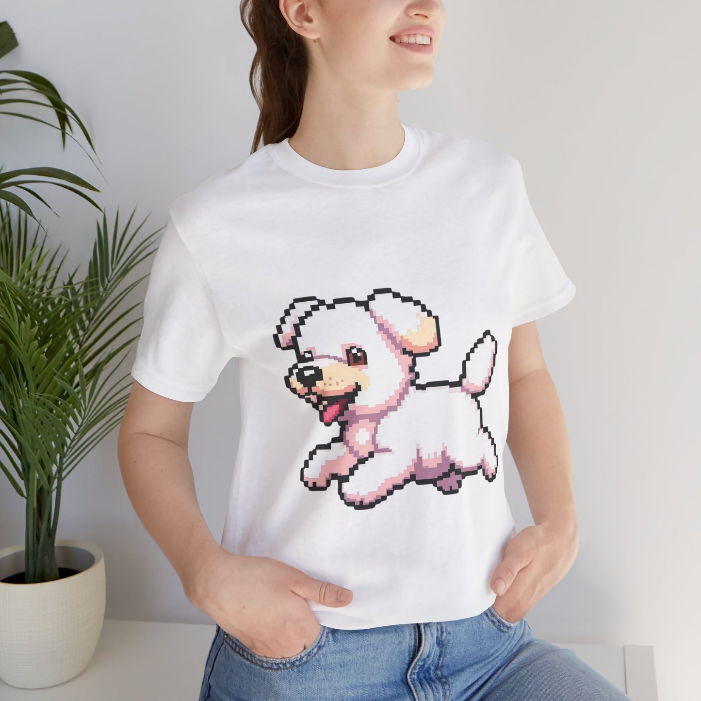 Cute Puppy Graphic Tee, Dog Lover T-Shirt, Gift for Pet Owners, Casual Everyday Wear, Perfect for Birthdays and Animal Lovers