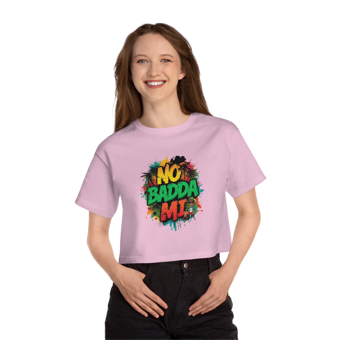 No Badda Mi Cropped T-Shirt — Champion Women's Heritage