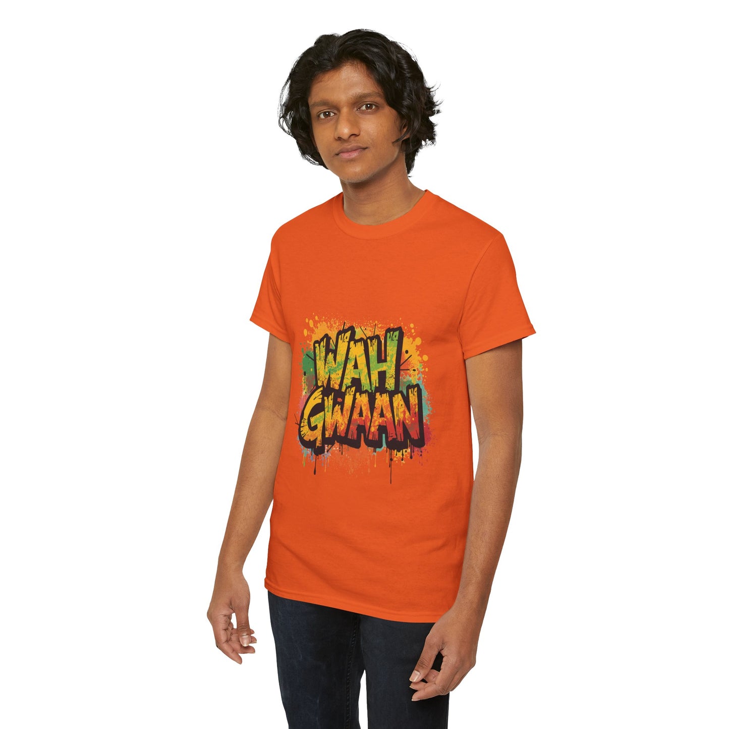 Wah Gwaan Graphic T-Shirt — Casual Jamaican Phrase Tee