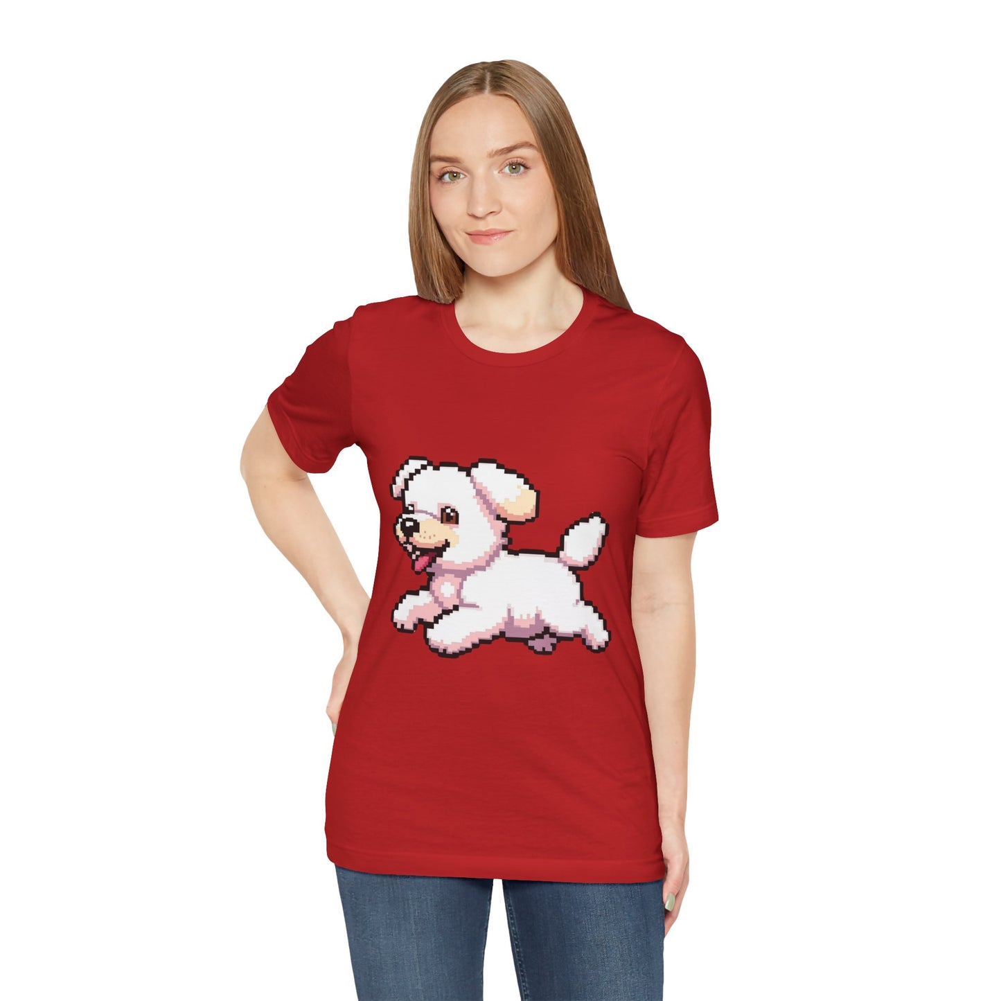Cute Puppy Graphic Tee, Dog Lover T-Shirt, Gift for Pet Owners, Casual Everyday Wear, Perfect for Birthdays and Animal Lovers