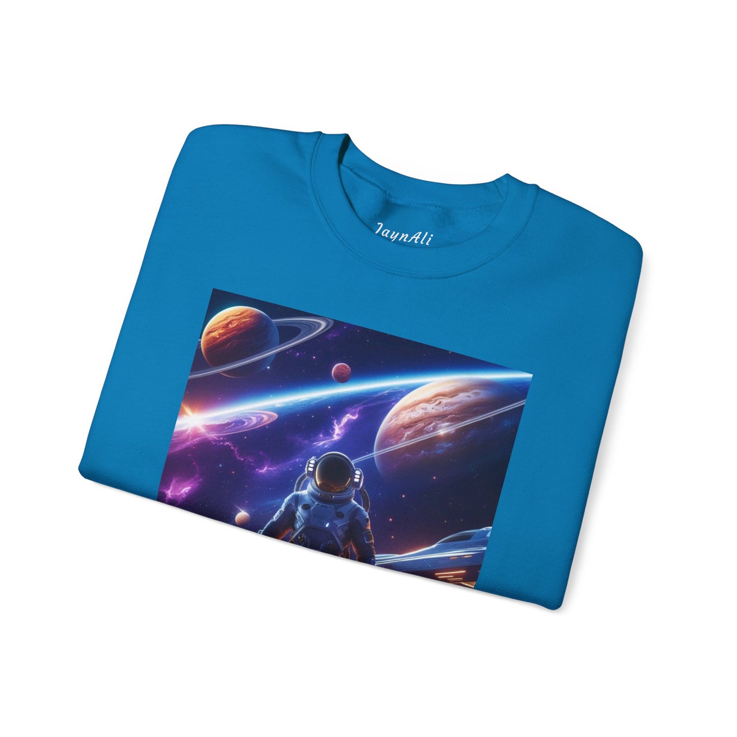 Cosmic Explorer Crewneck Sweatshirt - Space Design, Gift for Astronomy Lovers