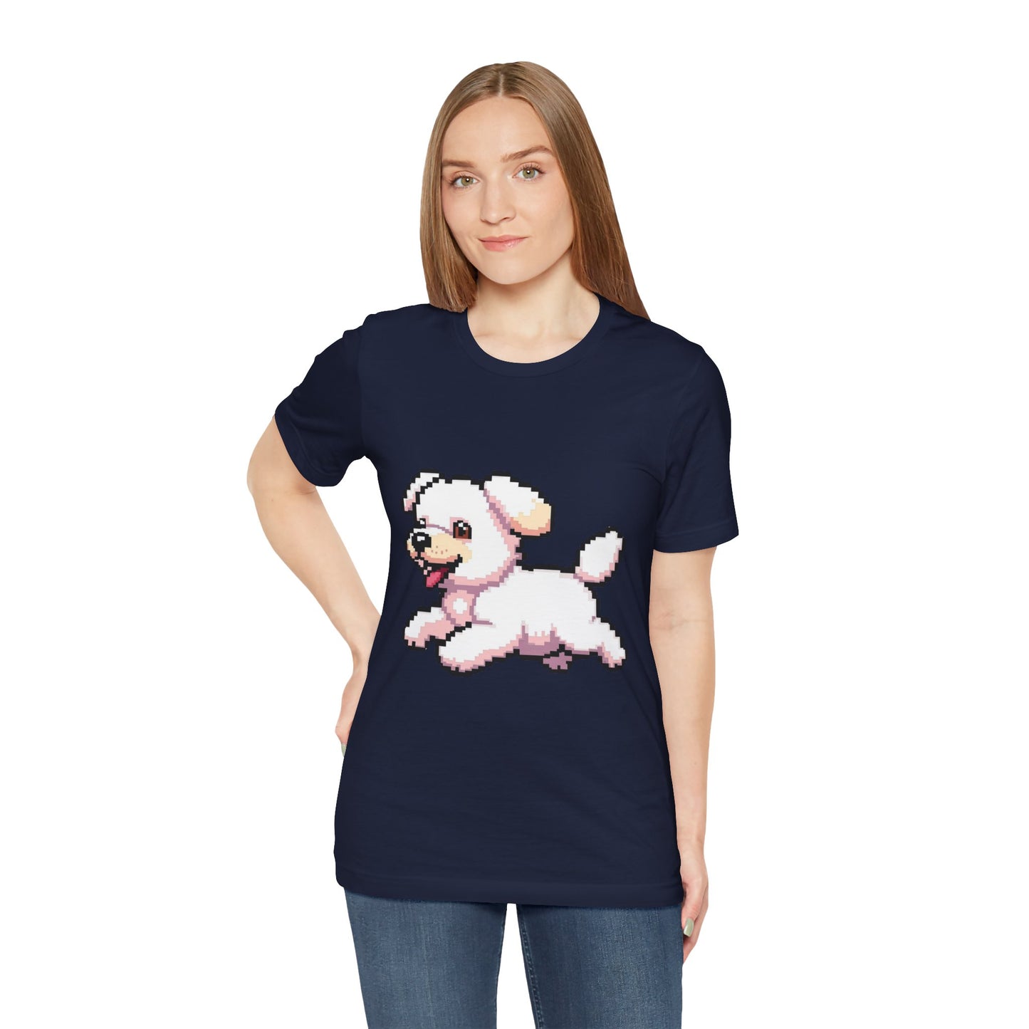 Cute Puppy Graphic Tee, Dog Lover T-Shirt, Gift for Pet Owners, Casual Everyday Wear, Perfect for Birthdays and Animal Lovers