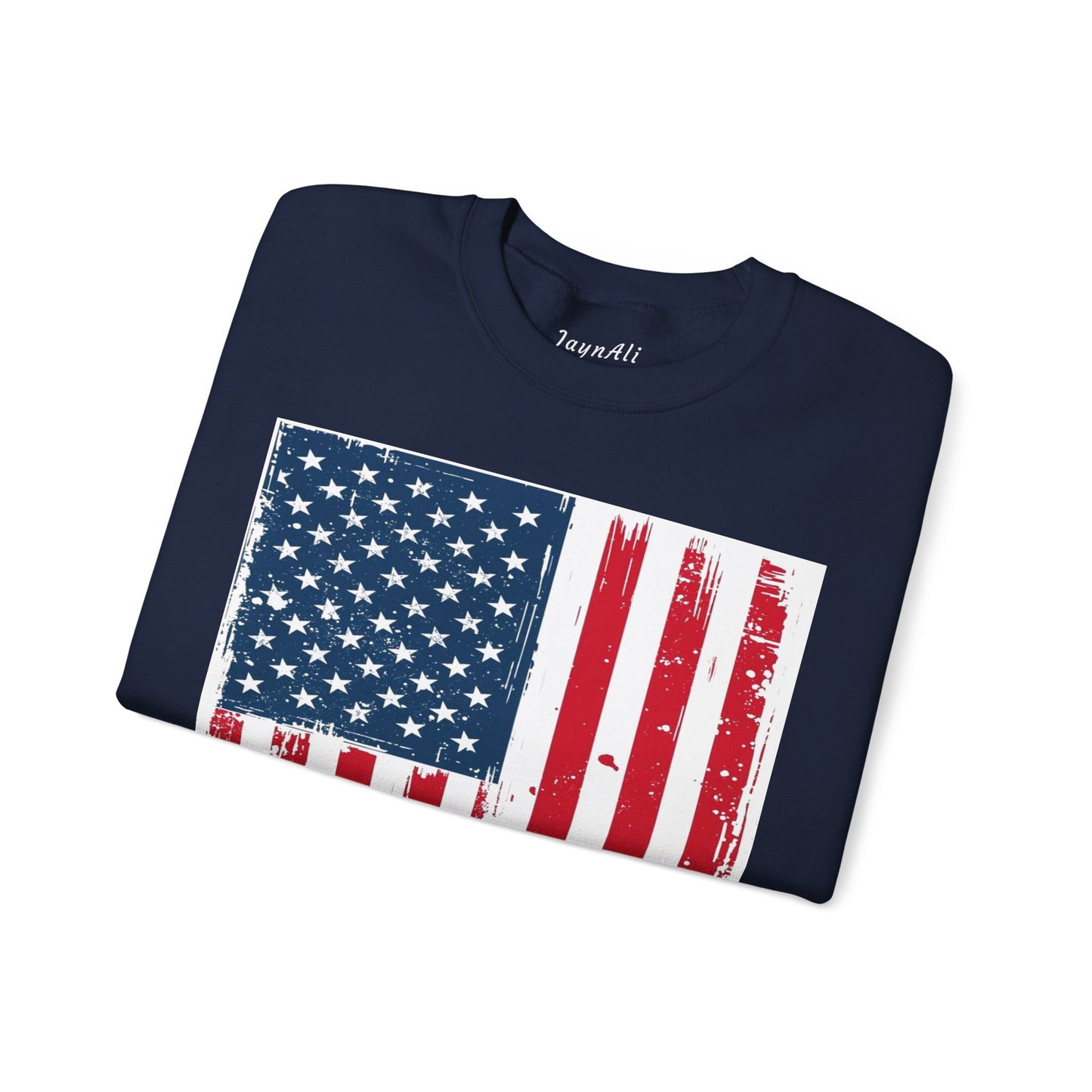 USA Flag Unisex Heavy Blend™ Crewneck Sweatshirt