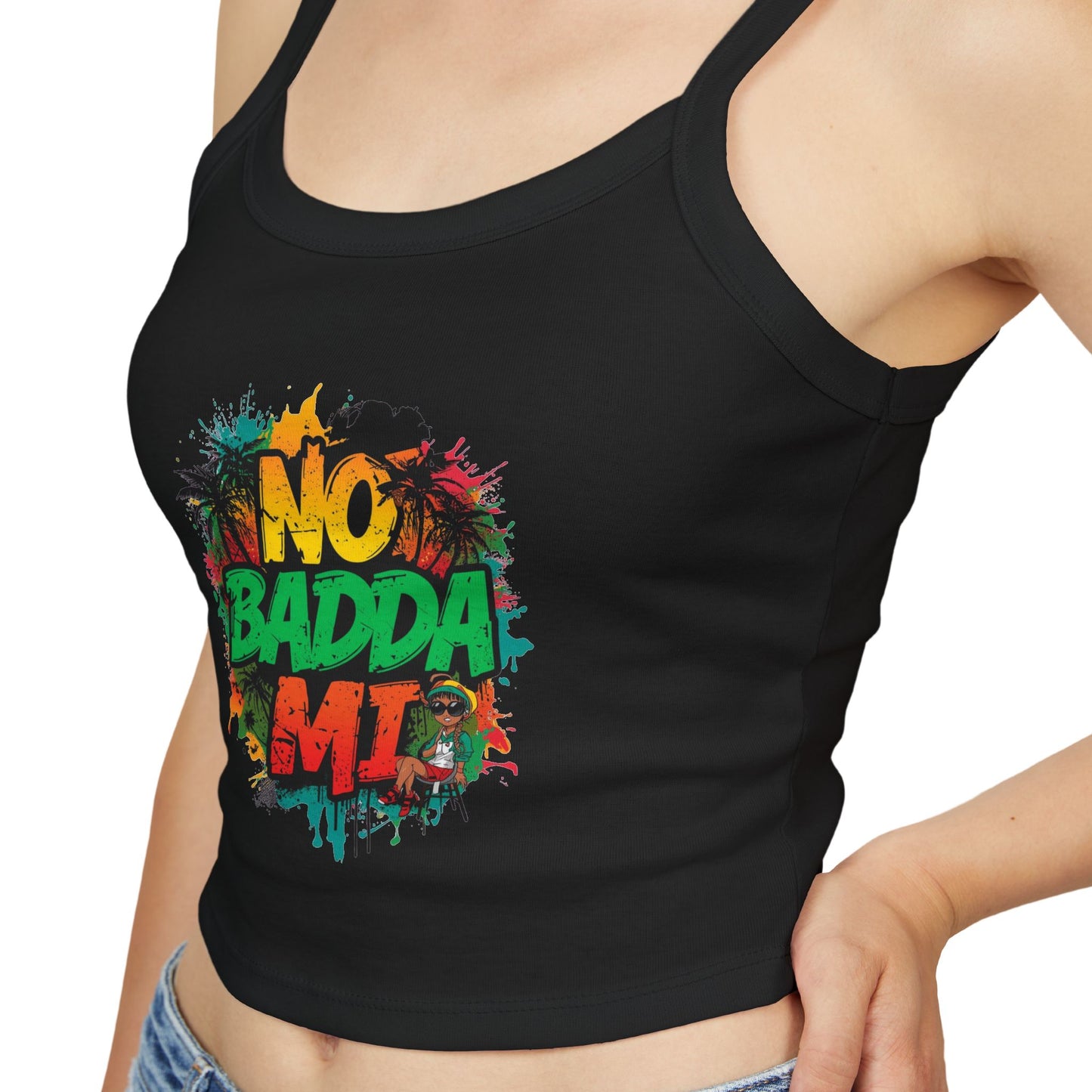 No Badda Mi Women's Tank Top — Spaghetti Strap Casual Summer Tee