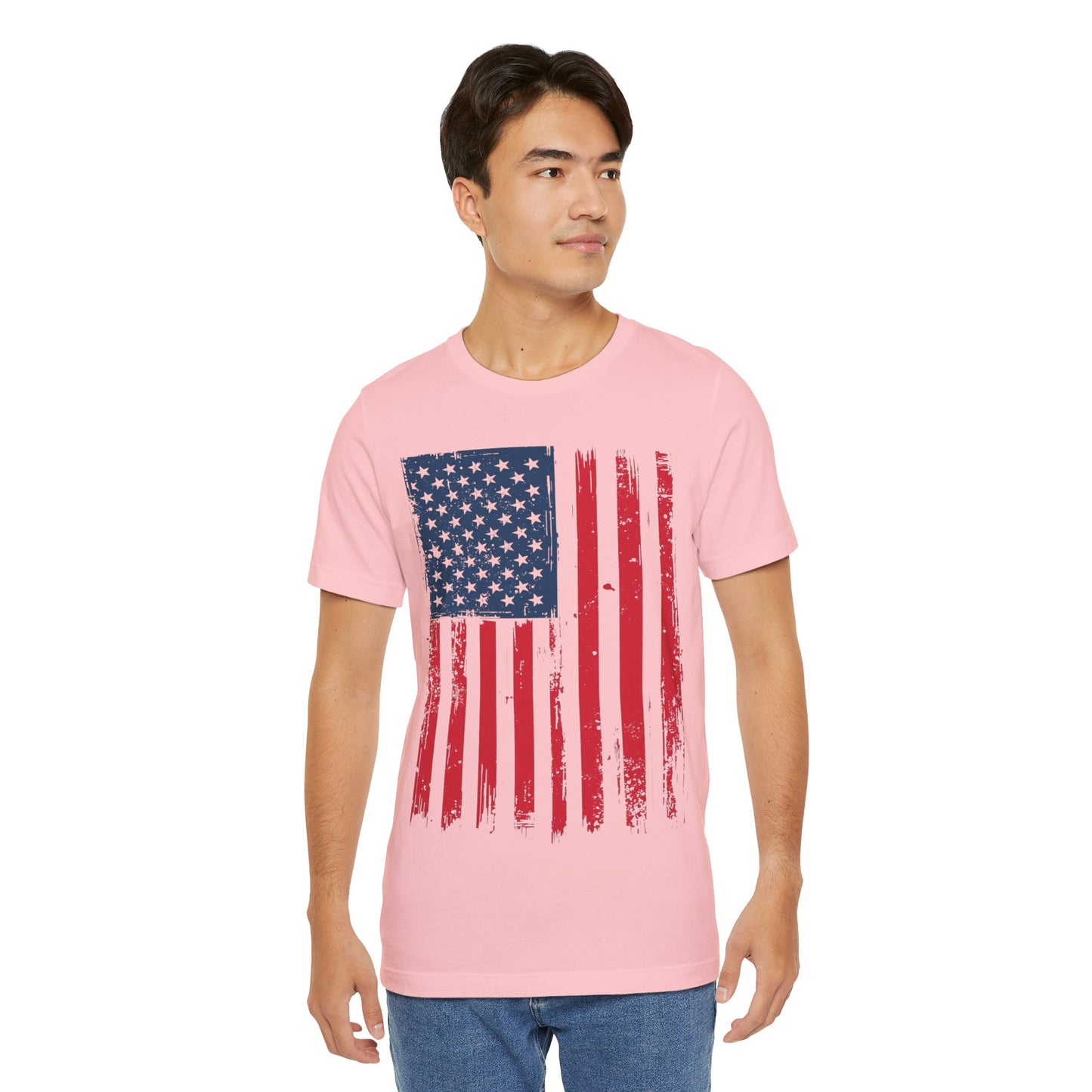 Patriotic Unisex Tee - Grunge American Flag Shirt, Independence Day Apparel, July 4th Celebration, Casual Summer Wear, Gift for [...]