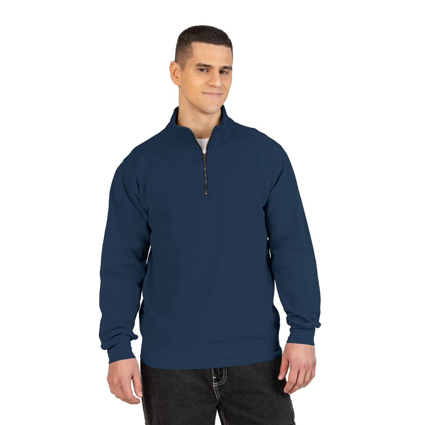 Quarter-Zip Sweatshirt — Unisex Casual Pullover