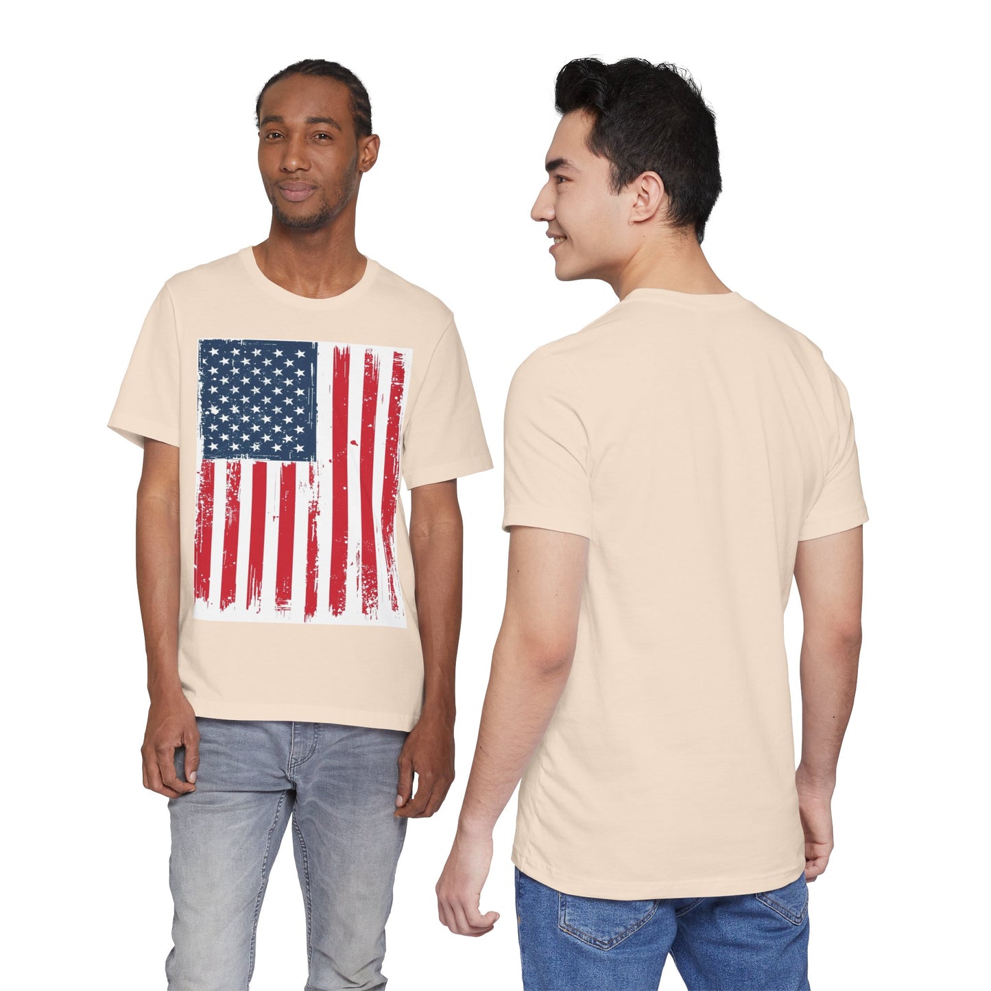 Camiseta Unisex Patriótica - Camisa de Bandera Americana Estilo Grunge, Ropa del Día de la Independencia, Celebración del 4 de Julio, Ropa Casual de Verano, Regalo para [...]