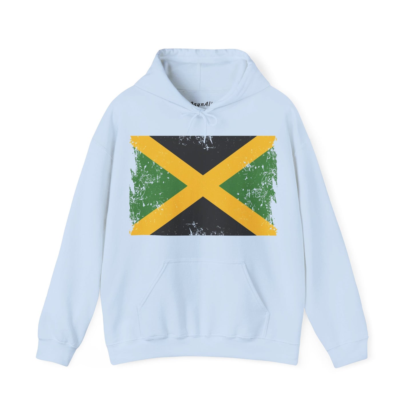Jamaican Flag Hoodie, Unisex Heavy Blend Hooded Sweatshirt, Cool Casual Wear, Perfect for Festivals, Celebration Apparel, Gift for him/her