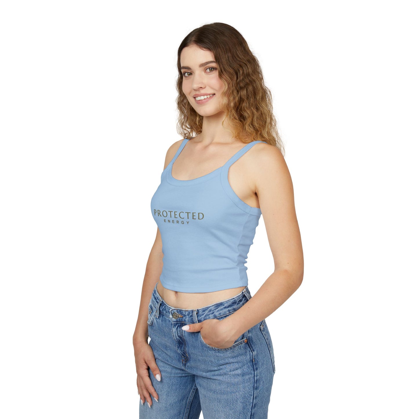 Protected Energy Tank Top — Women's Spaghetti Strap Crop
