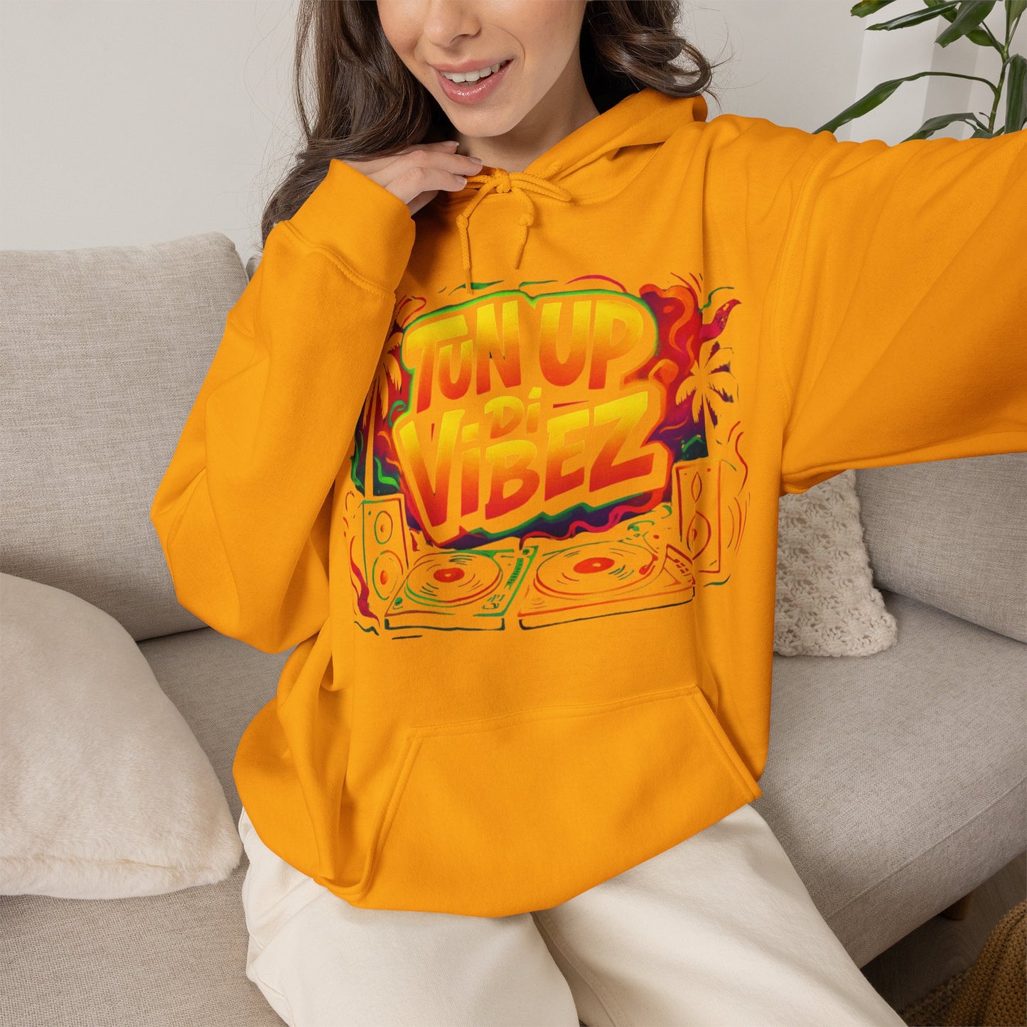 Tun Up Di Vibez Hoodie