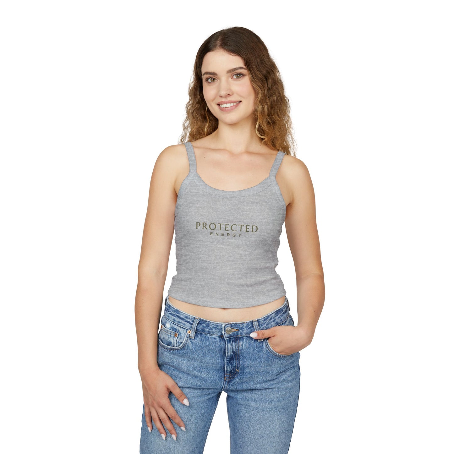 Protected Energy Tank Top — Women's Spaghetti Strap Crop