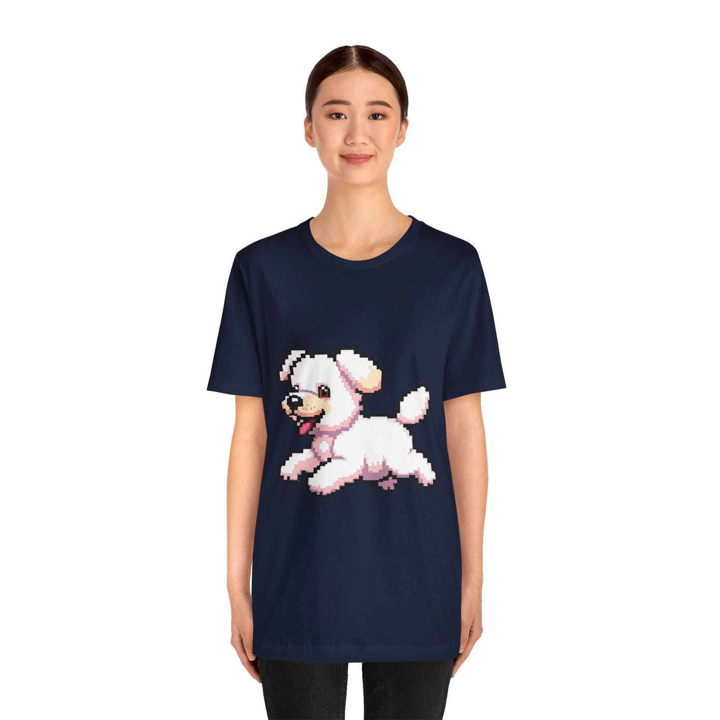 Cute Puppy Graphic Tee, Dog Lover T-Shirt, Gift for Pet Owners, Casual Everyday Wear, Perfect for Birthdays and Animal Lovers