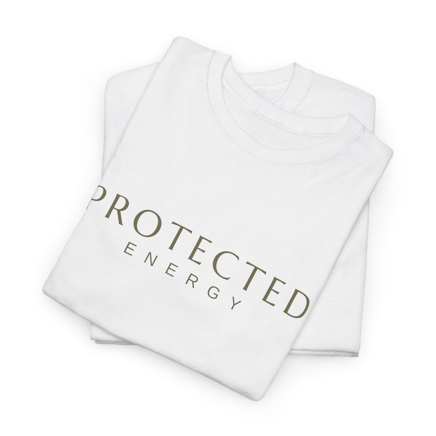 Protected Energy T‑Shirt — Minimalist Spiritual Tee