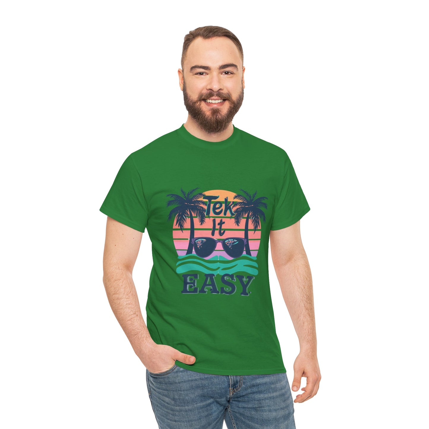 Tek It Easy T-Shirt — Funny Relaxed Vibe Tee