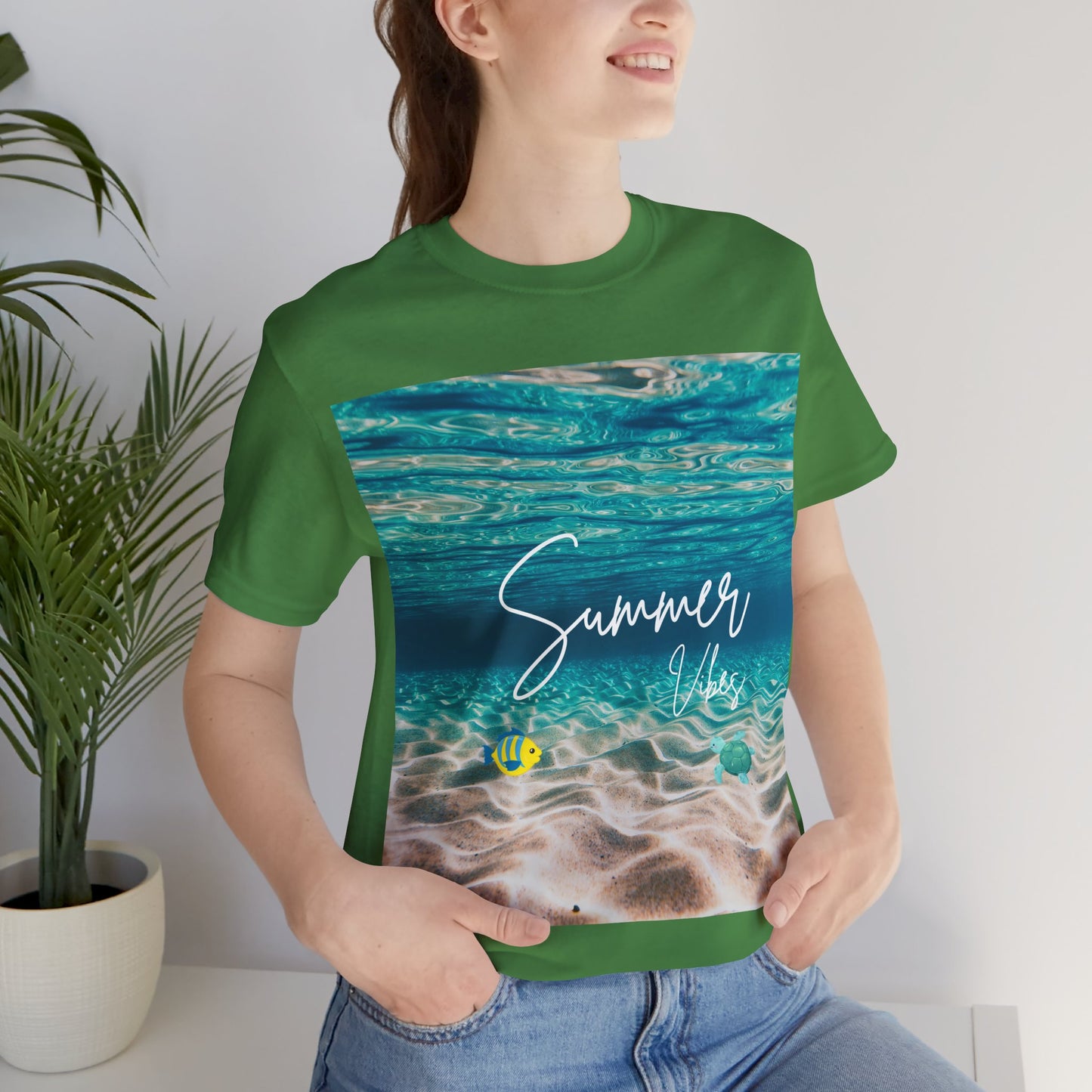 Summer Vibe Graphic Tee - Unisex Heavy Cotton Shirt for Him or Her