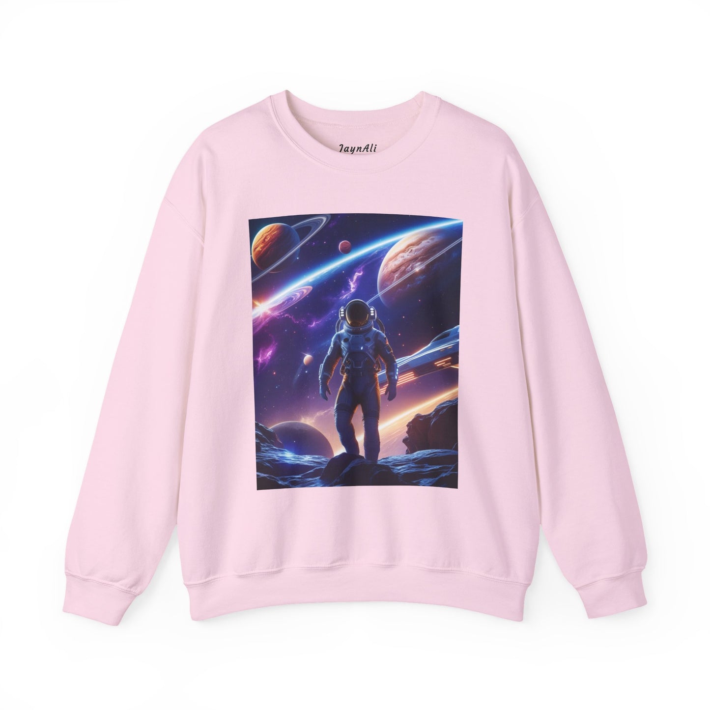 Cosmic Explorer Crewneck Sweatshirt - Space Design, Gift for Astronomy Lovers