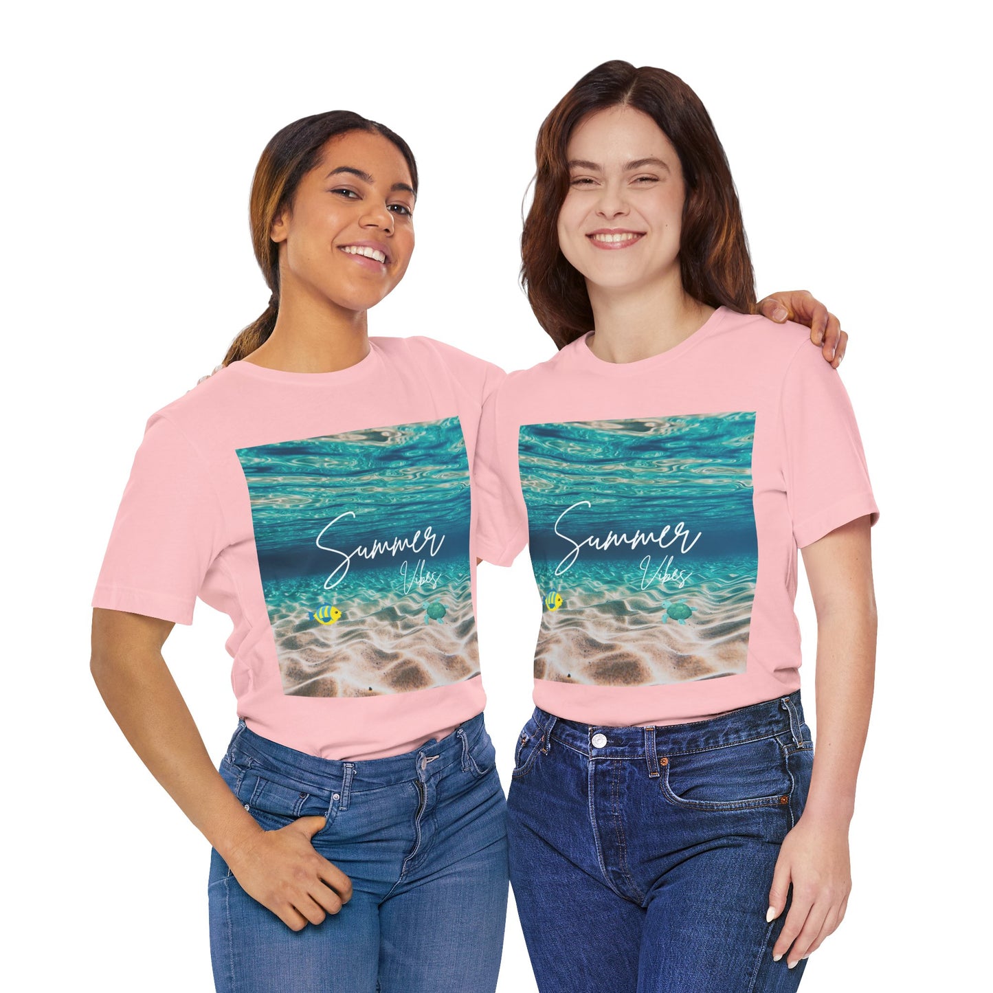 Summer Vibe Graphic Tee - Unisex Heavy Cotton Shirt for Him or Her