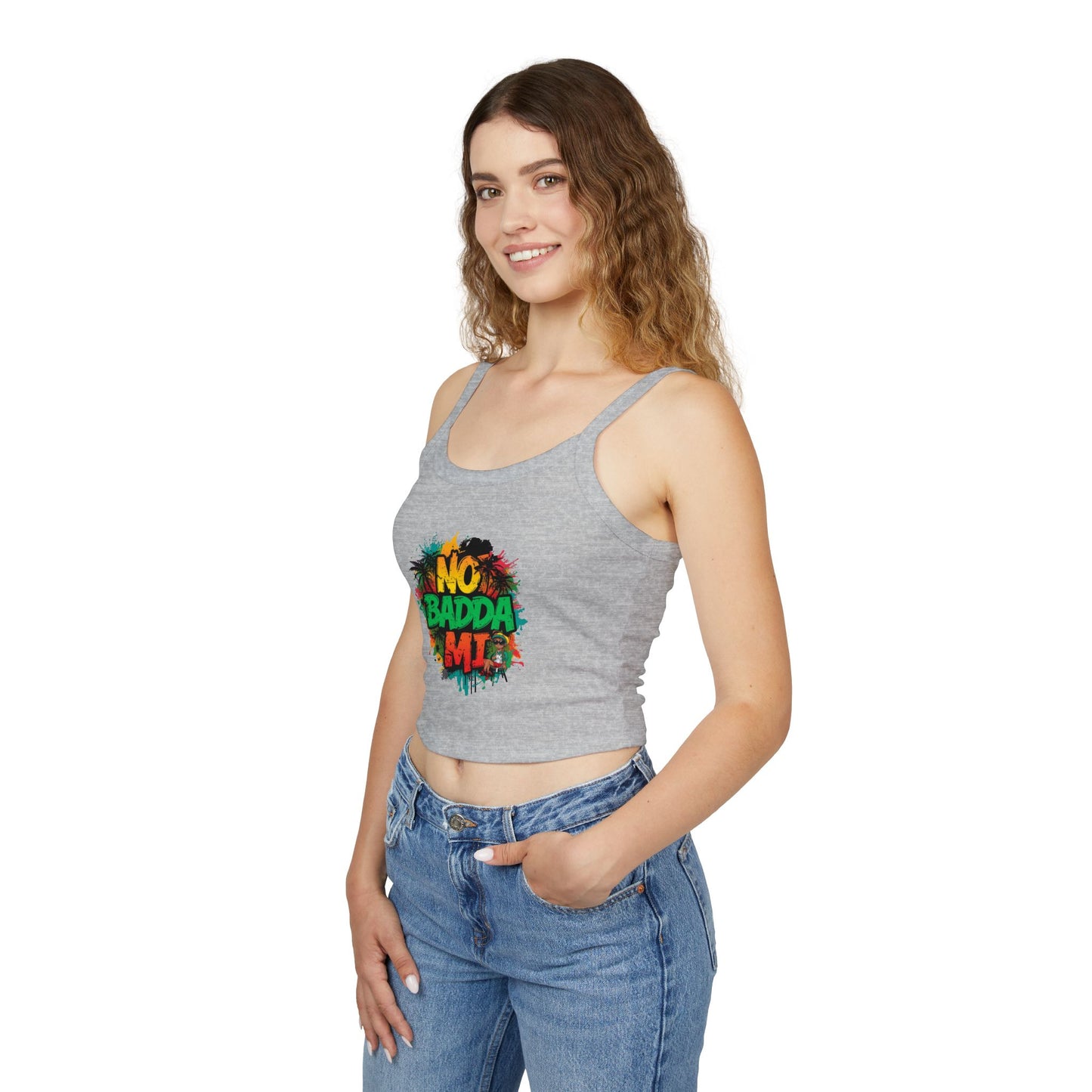 No Badda Mi Women's Tank Top — Spaghetti Strap Casual Summer Tee